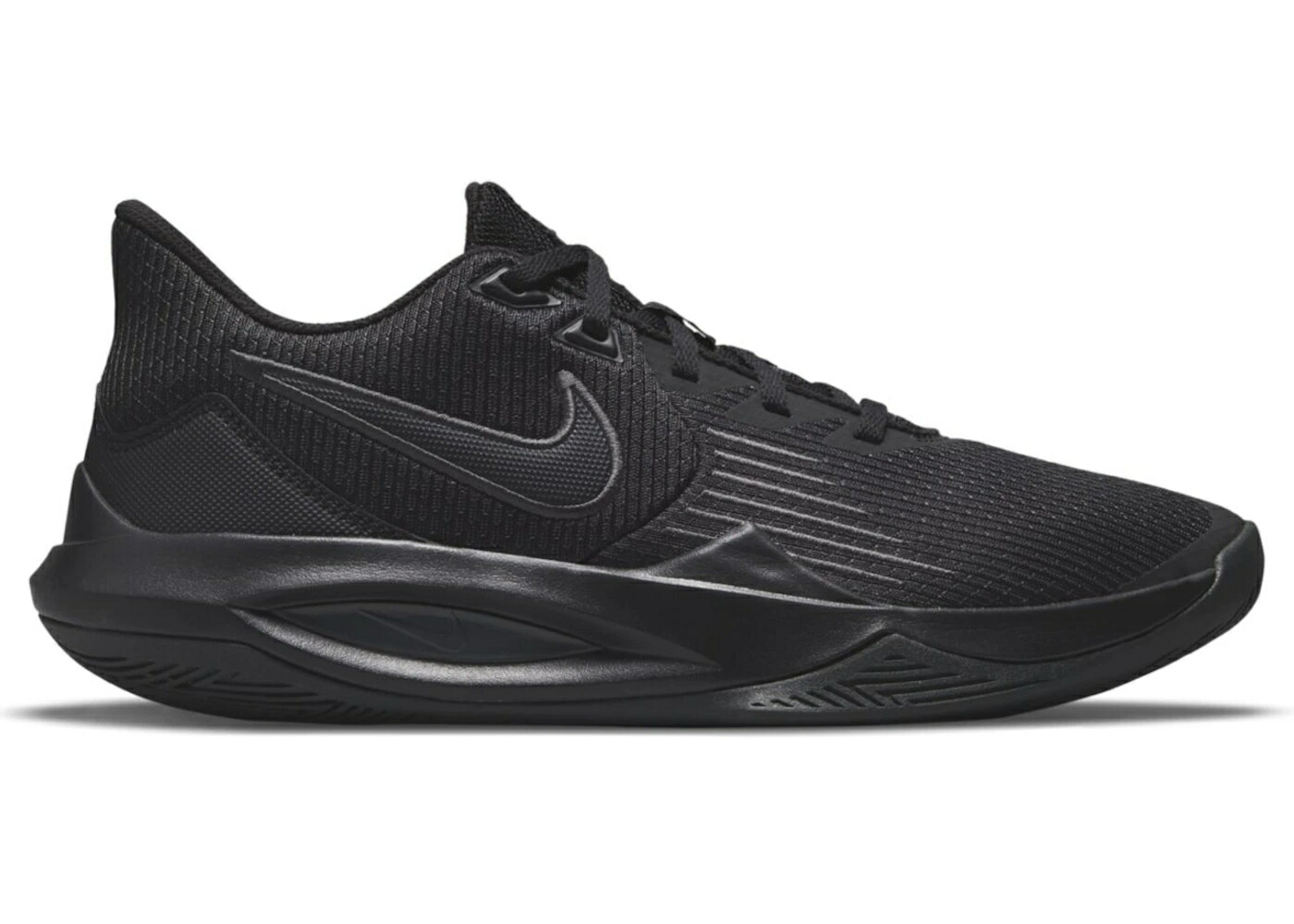 ナイキ 黒色 ブラック スニーカー メンズ NIKE PRECISION 5 BLACK / BLACK ANTHRACITE BLACK