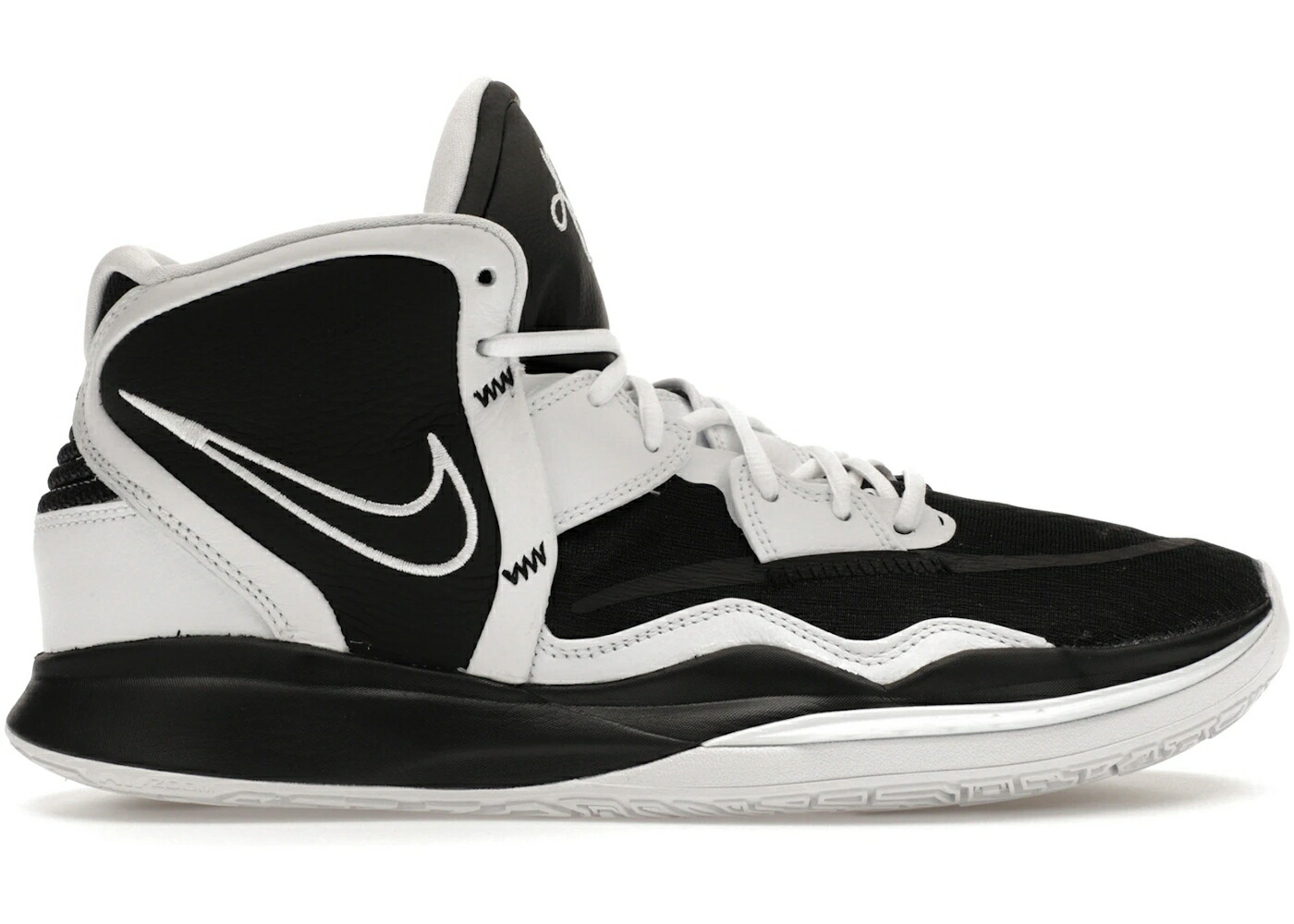 ナイキ カイリー 黒色 ブラック 白色 ホワイト スニーカー メンズ NIKE KYRIE INFINITY TB BLACK WHITE / BLACK BLACK WHITE