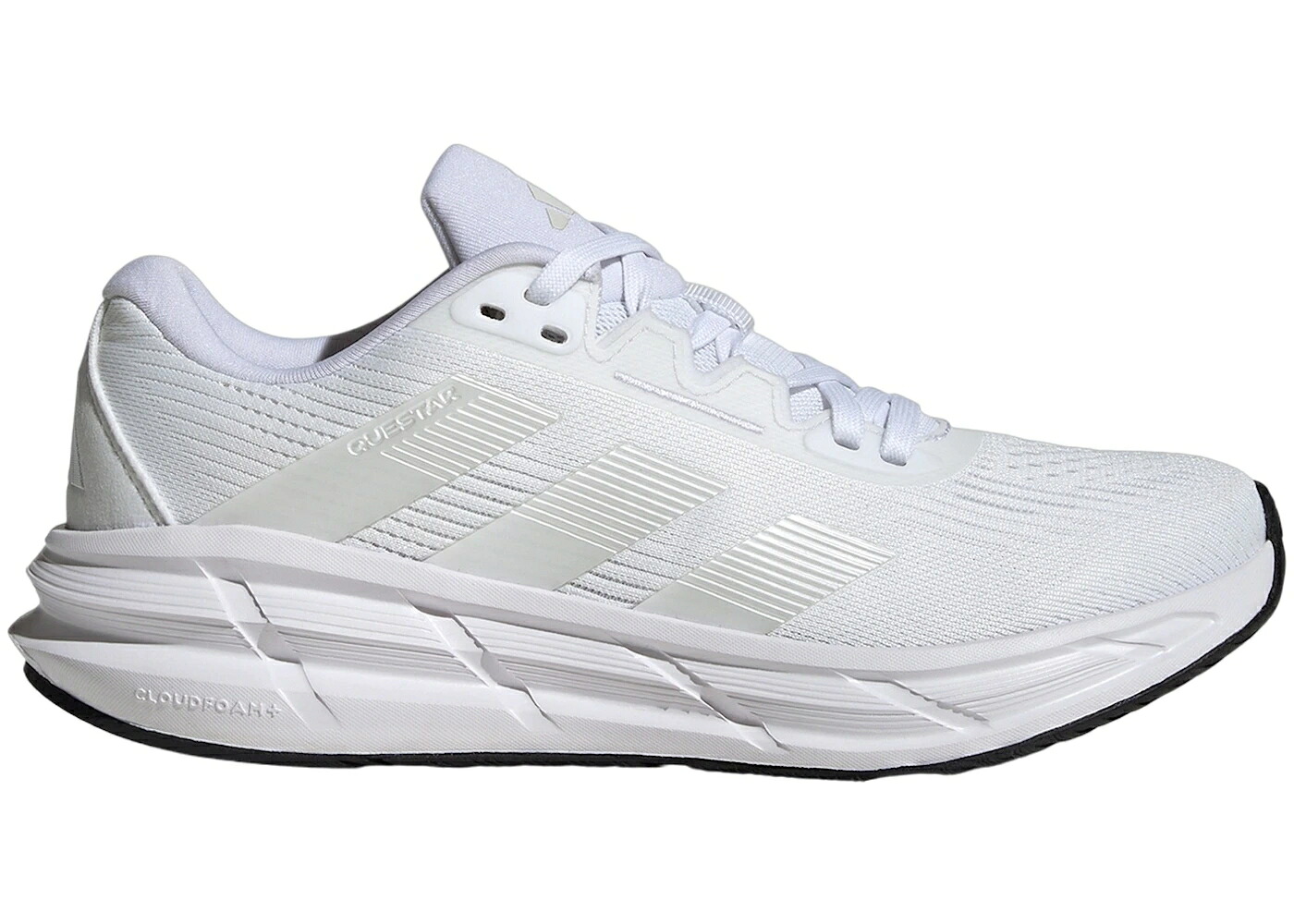 アディダス 白いこと 白いこと 中核グループ 黒いこと 黒いこと WOMEN\u0027S スニーカー レディース ADIDAS QUESTAR 3 CLOUD WHITE CORE BLACK (WOMEN\u0027S) / CLOUD WHITE CLOUD WHITE CORE
