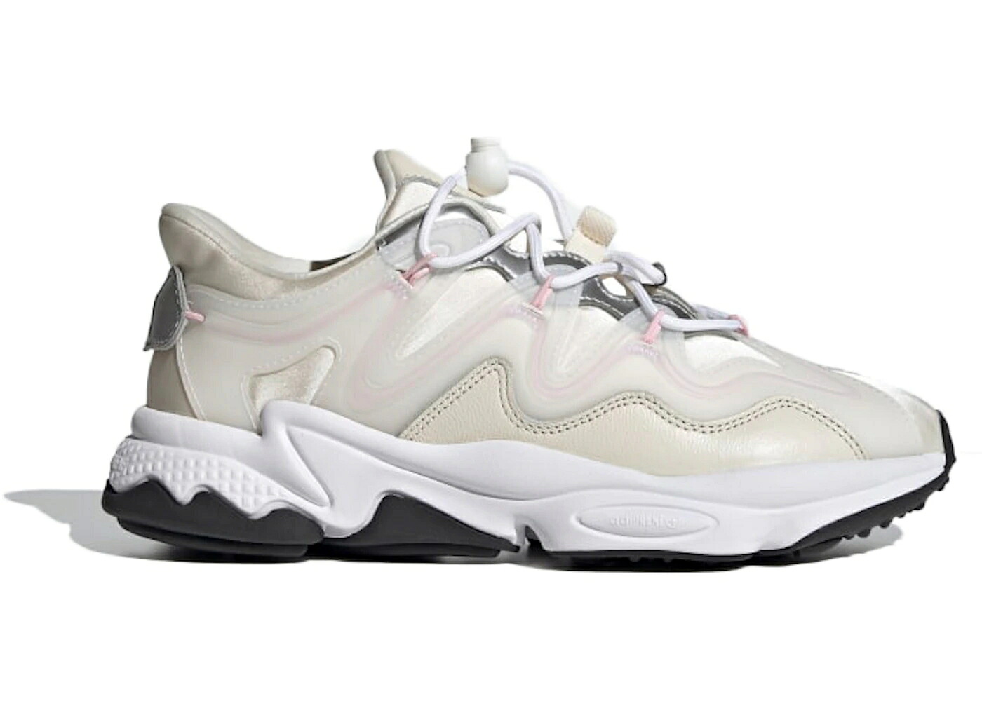 アディダス 白いこと 白いこと サクラ色 しろがね色 しろがね色 WOMEN\u0027S スニーカー レディース ADIDAS OZWEEGO PLUS CHALK WHITE PINK (WOMEN\u0027S) / CHALK WHITE CLEAR PINK SILVER