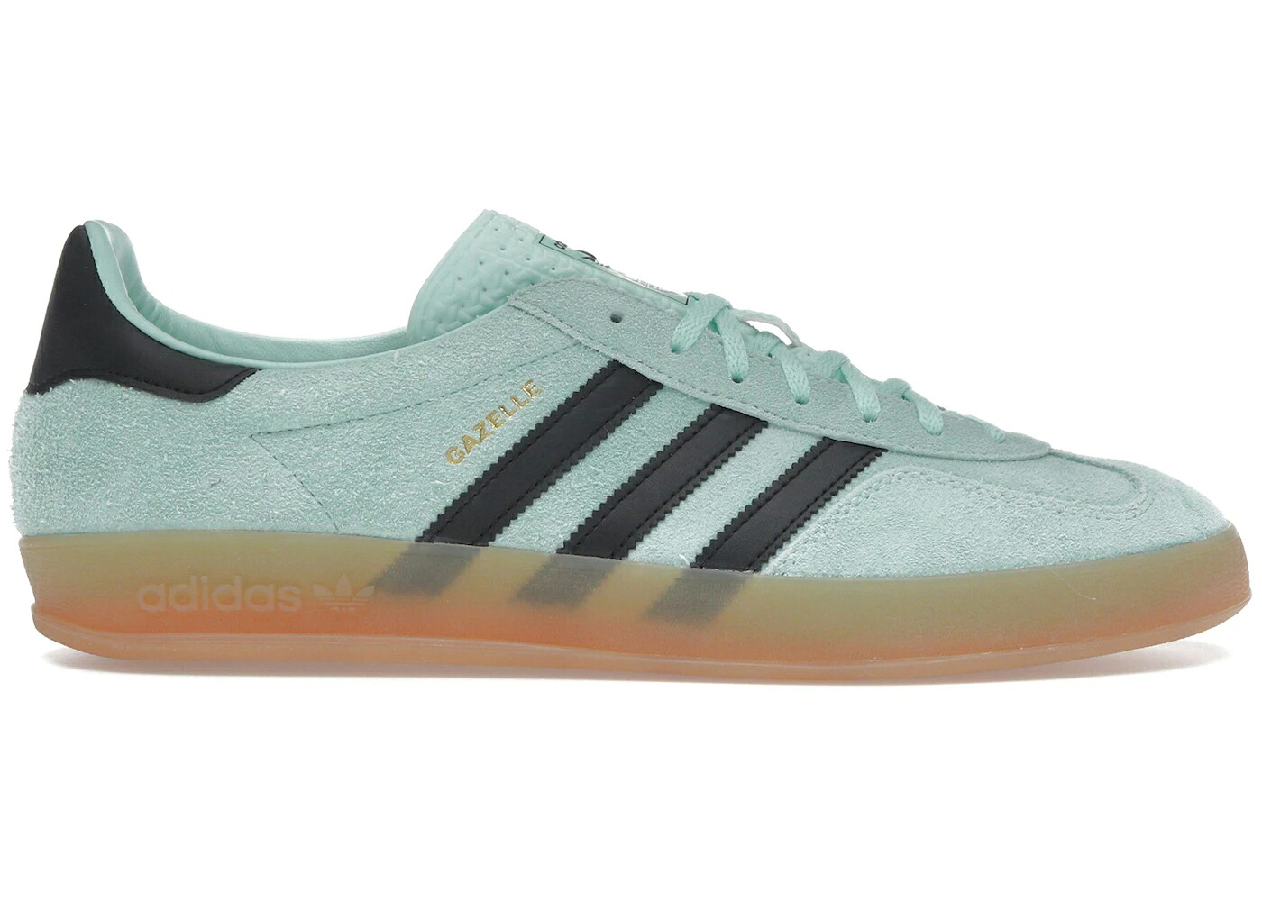 アディダス ガゼル 黒いこと 黒いこと 中核グループ スニーカー メンズ ADIDAS GAZELLE INDOOR CLEAR MINT BLACK GUM / CLEAR MINT CORE BLACK GUM