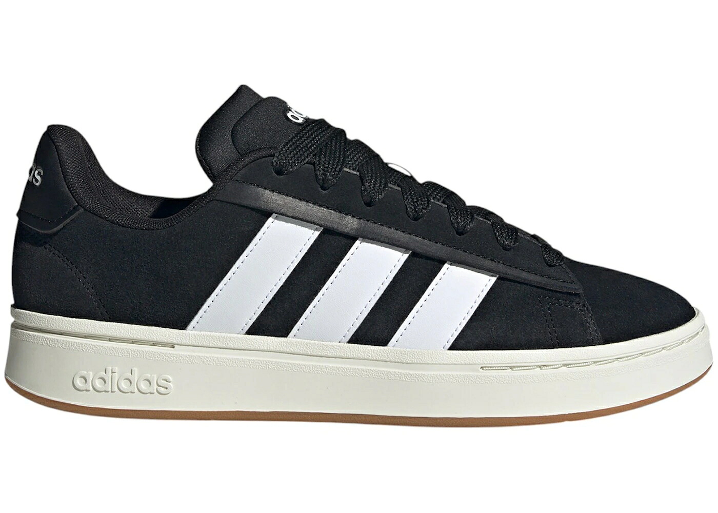 アディダス グランド コート アルファ コア 黒色 ブラック 白色 ホワイト スニーカー メンズ ADIDAS GRAND COURT ALPHA CORE BLACK CLOUD WHITE GUM / CORE BLACK CLOUD WHITE GUM|スニケス