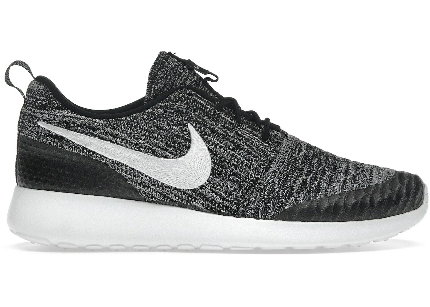 ナイキ フライニット 黒色 ブラック 白色 ホワイト クール 灰色 グレー ローシワン WOMEN'S スニーカー レディース NIKE ROSHE ONE FLYKNIT BLACK WHITE COOL GREY (WOMEN'S) / BLACK WHITE COOL GREY|スニケス