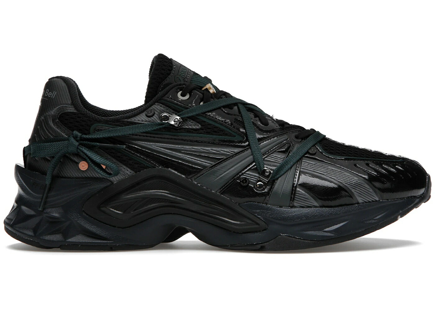 アシックス 黒色 ブラック 灰色 グレー スニーカー メンズ ASICS HN2-S PROTOBLAST ANDERSSON BELL BLACK / BLACK GRAPHITE GREY