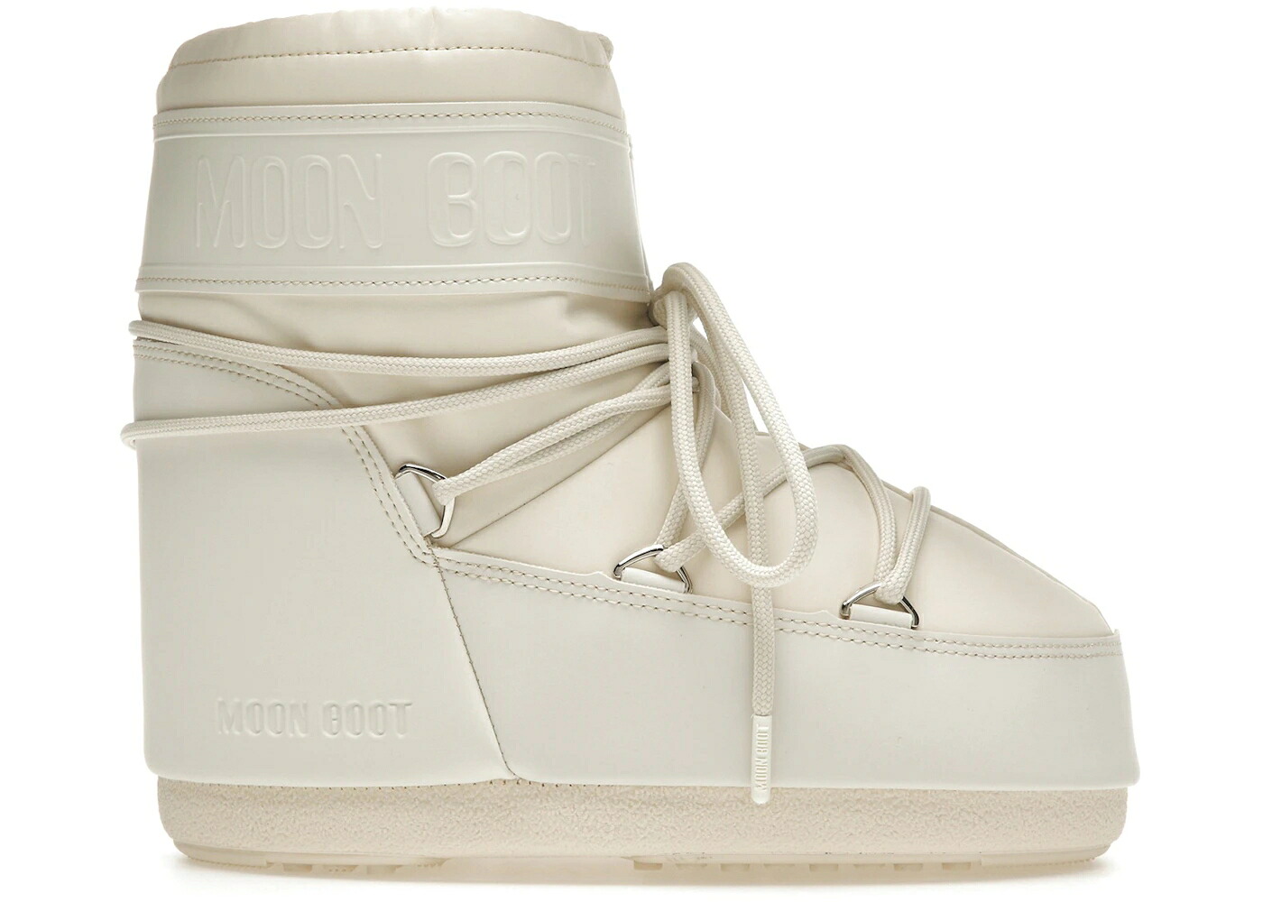 ムーンブーツ ブーツ アイコン ラバー クリーム スニーカー ユニセックス MOON BOOT MOON BOOT ICON RUBBER LOW CREAM / メンズ