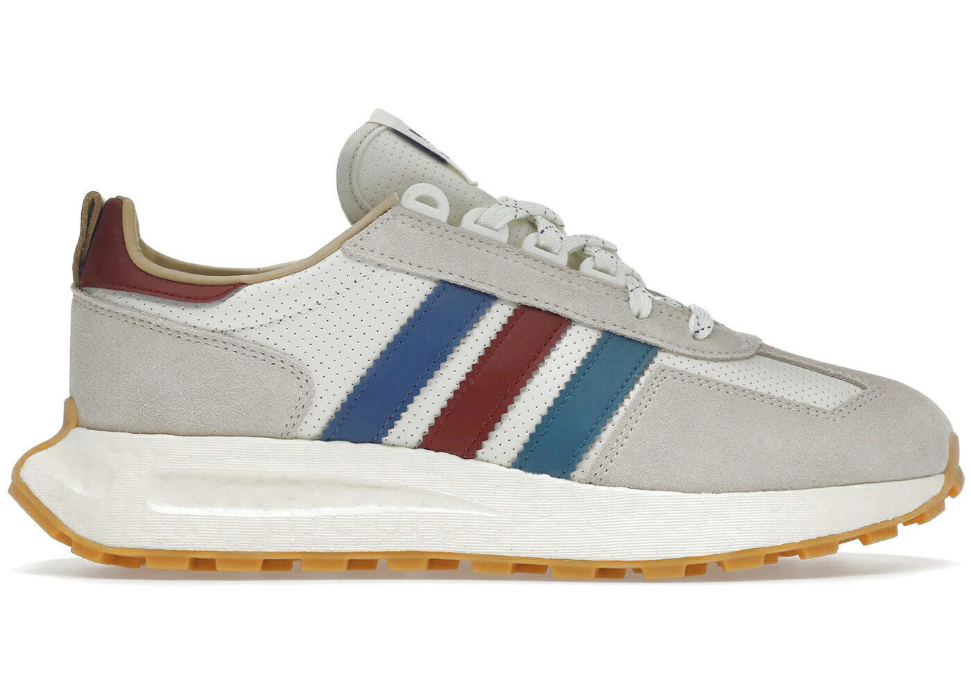 アディダス ベージュ ワイン色 バーガンディー レガシー スニーカー メンズ ADIDAS RETROPY E5 BEIGE BURGUNDY TEAL / ALUMINUM LEGACY TEAL CAPITAL