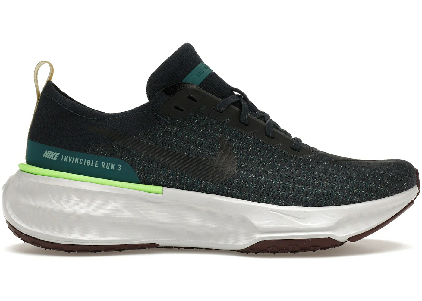 ナイキ ラン 紺色 ネイビー ゴールド スニーカー メンズ NIKE ZOOMX INVINCIBLE RUN 3 GEODE TEAL ARMORY NAVY / ARMORY NAVY GEODE TEAL BUFF GOLD