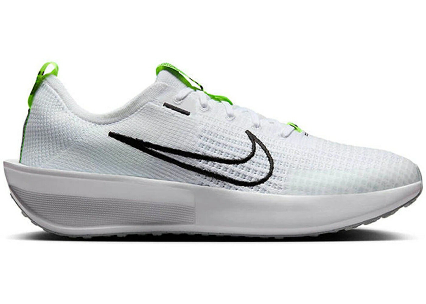 ナイキ ラン 白色 ホワイト 灰色 グレー 緑 グリーン 黒色 ブラック スニーカー メンズ NIKE INTERACT RUN WHITE FOOTBALL GREY VAPOUR GREEN BLACK / WHITE FOOTBALL GREY VAPOUR GREEN