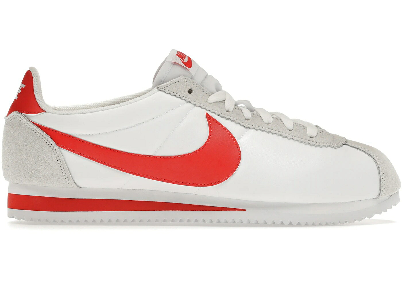 ナイキ クラシック コルテッツ ナイロン 白色 ホワイト 赤 レッド クラシックコルテッツ スニーカー メンズ NIKE CLASSIC CORTEZ NYLON WHITE HABANERO RED / WHITE HABANERO RED｜スニケス