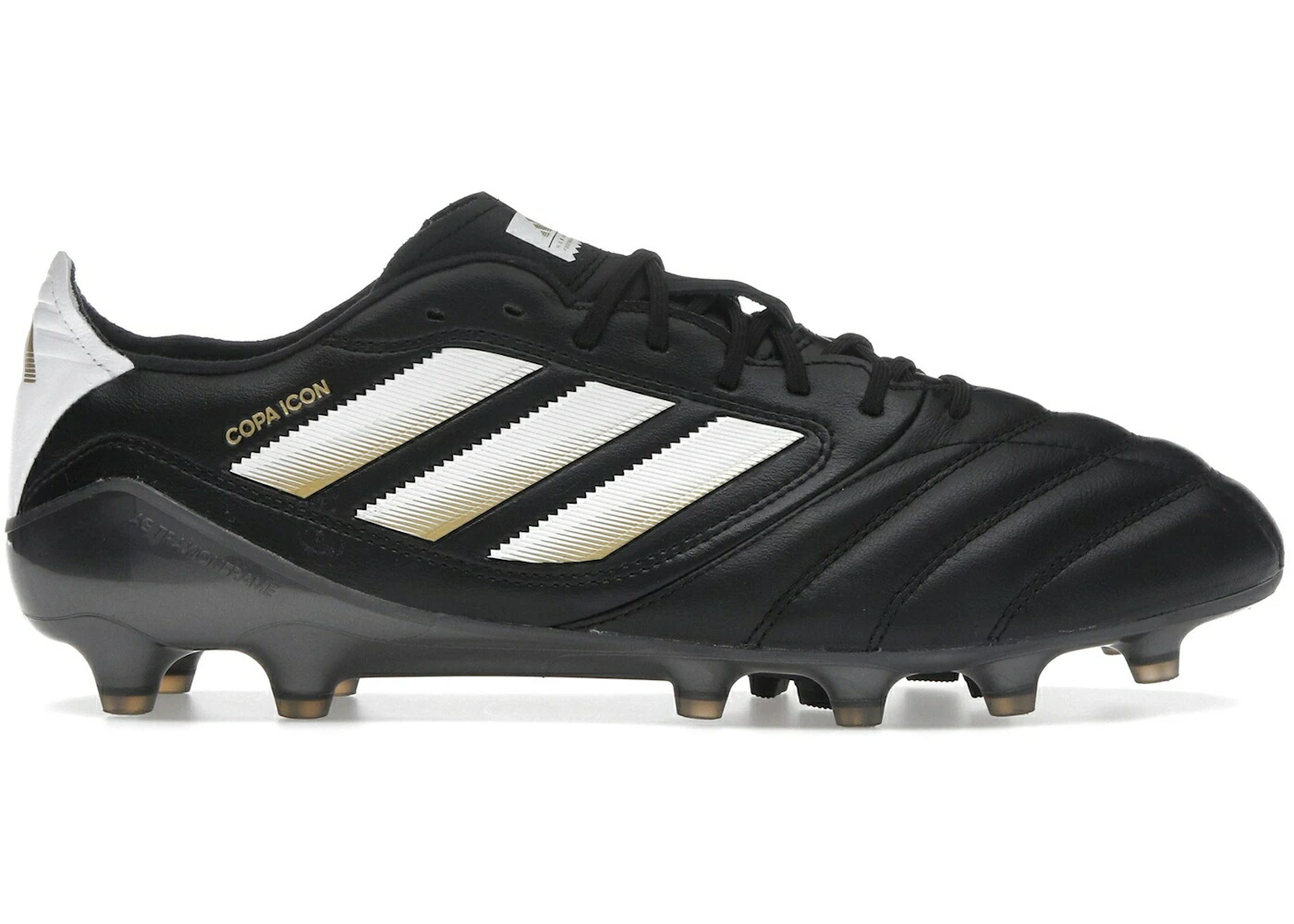 アディダス アイコン 黒色 ブラック 白色 ホワイト ゴールド コア スニーカー メンズ ADIDAS COPA ICON 2 FG BLACK WHITE GOLD METALLIC / CORE BLACK CLOUD WHITE GOLD