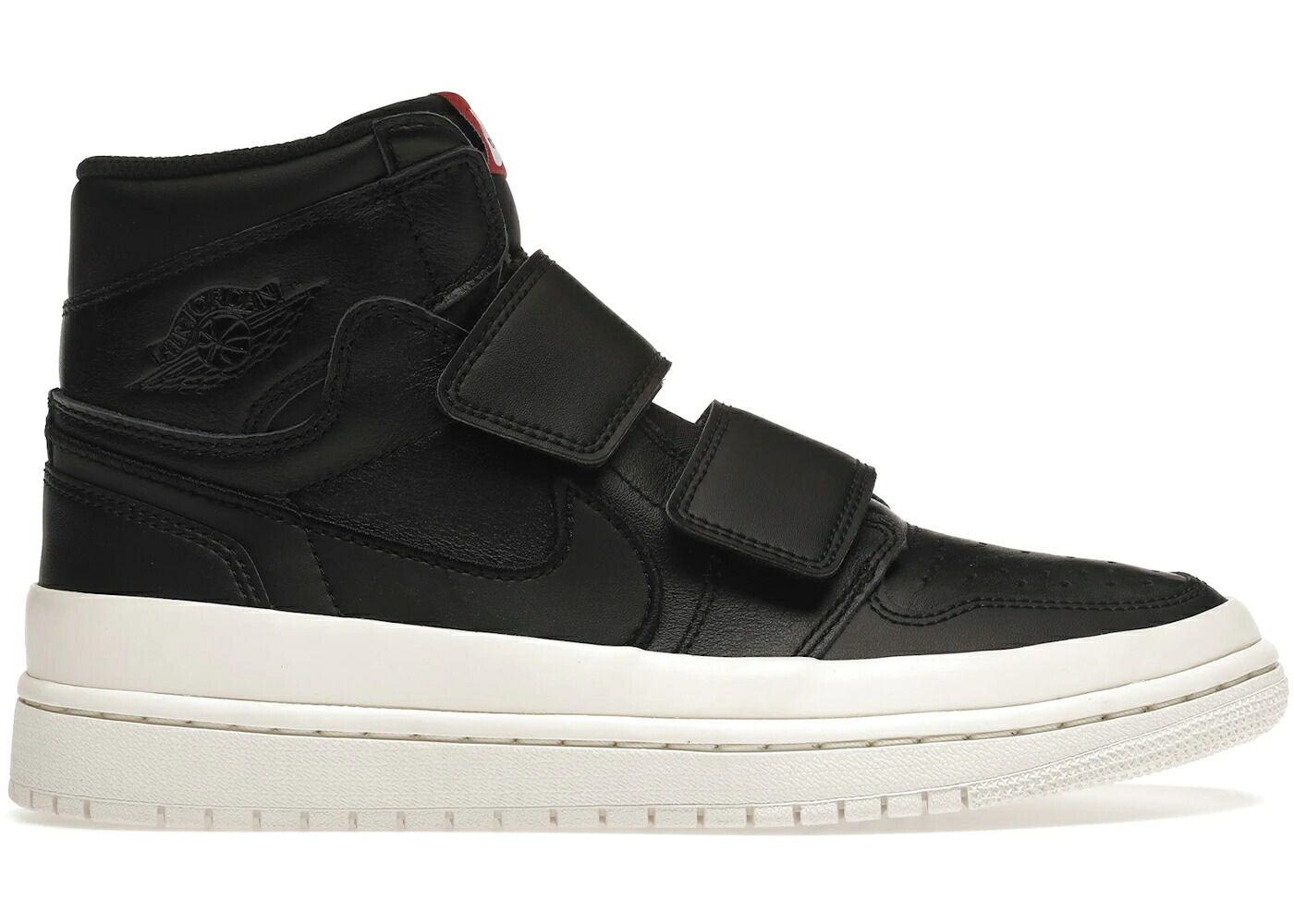 ナイキ ジョーダン ハイ ストラップ 黒色 ブラック 赤 レッド スニーカー メンズ JORDAN 1 RETRO HIGH DOUBLE STRAP BLACK SAIL / BLACK GYM RED SAIL GYM RED｜スニケス