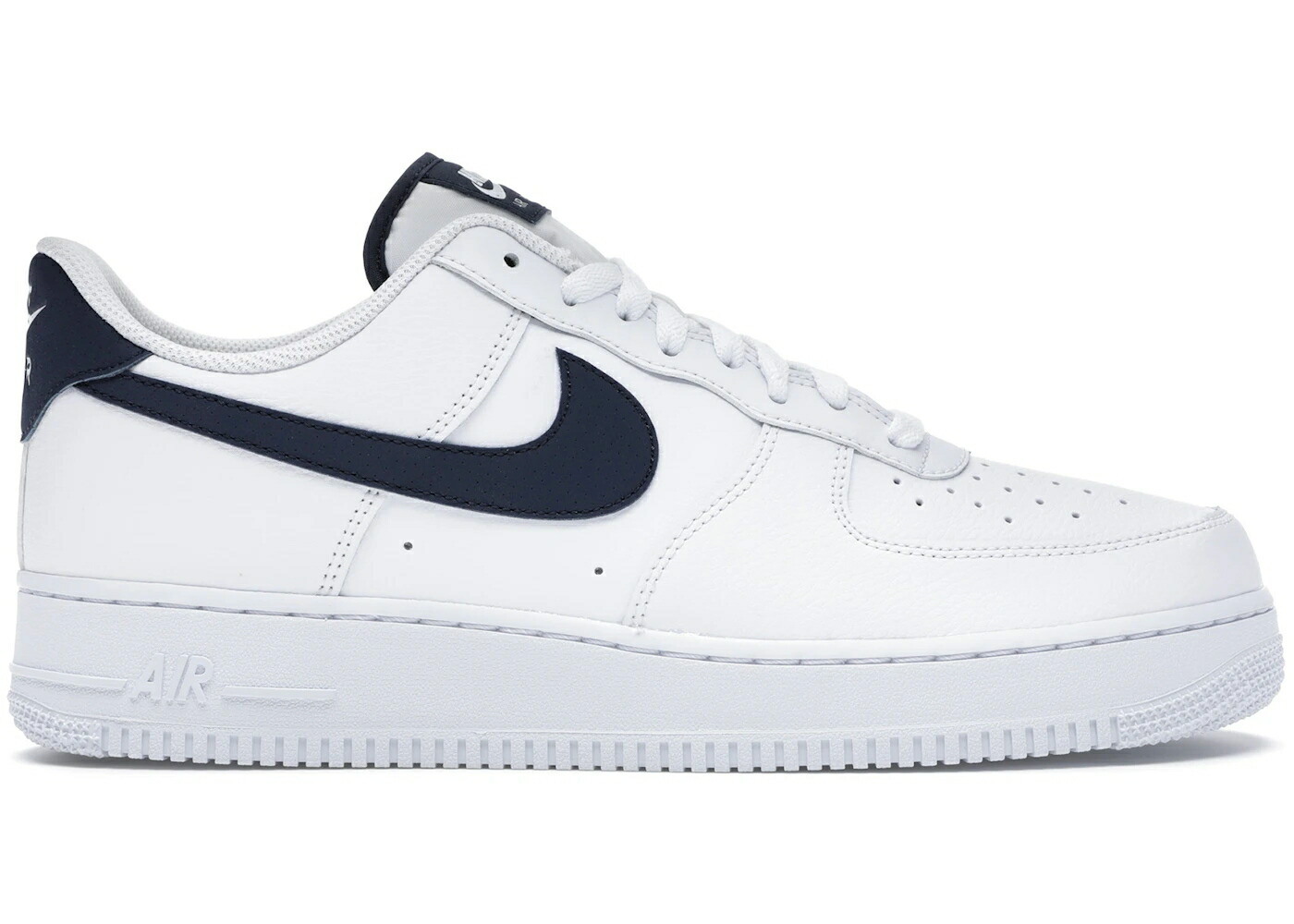 ナイキ 白色 ホワイト 紺色 ネイビー エアフォース スニーカー メンズ NIKE AIR FORCE 1 LOW WHITE MIDNIGHT NAVY (2020) / WHITE MIDNIGHT NAVY