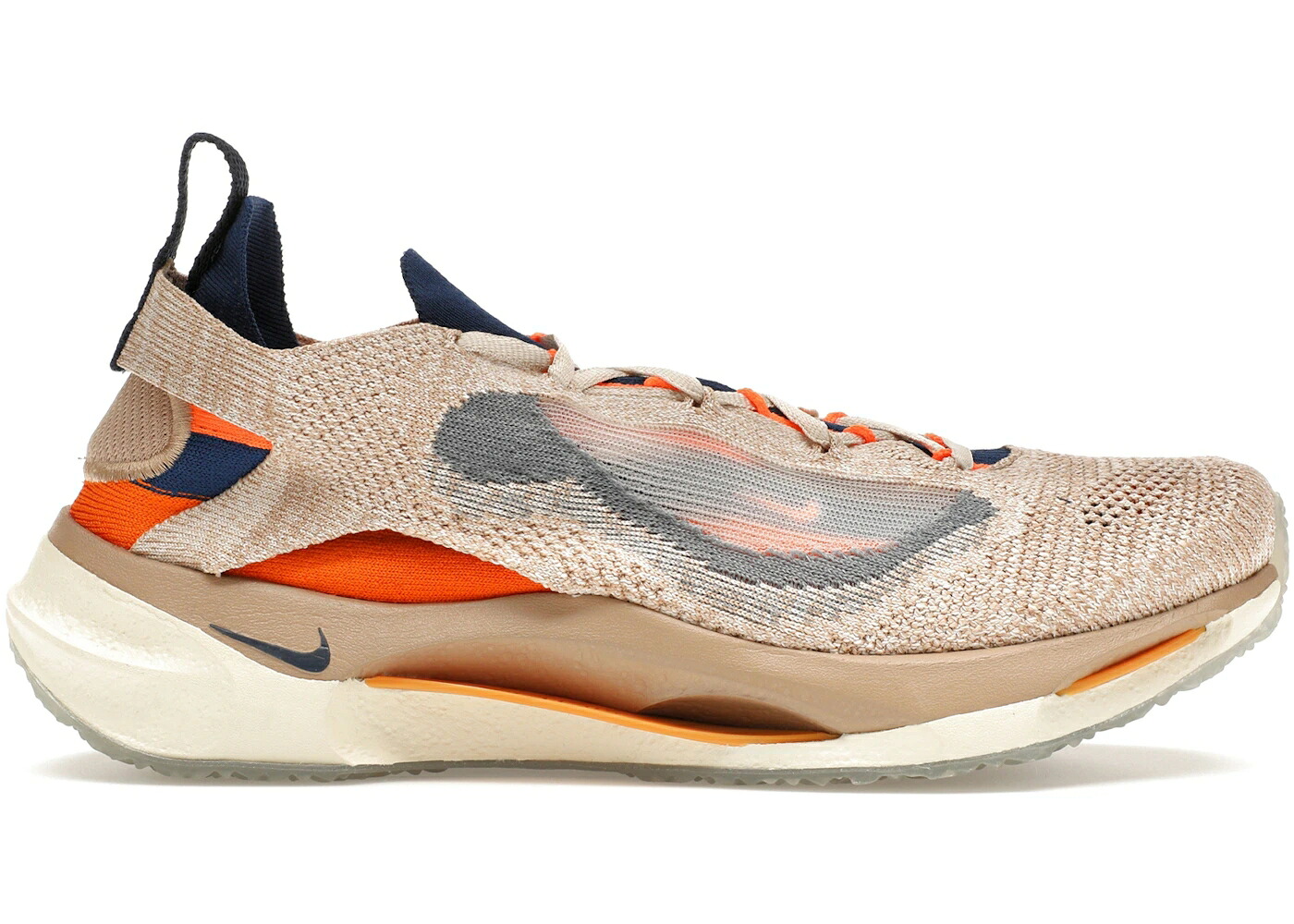 ナイキ 飛球編み物 橙 オレンジ色 分科大学 紺色 米国海軍 スニーカー メンズ NIKE SPARK FLYKNIT TAN TOTAL ORANGE / HEMP COLLEGE NAVY TOTAL ORANGE