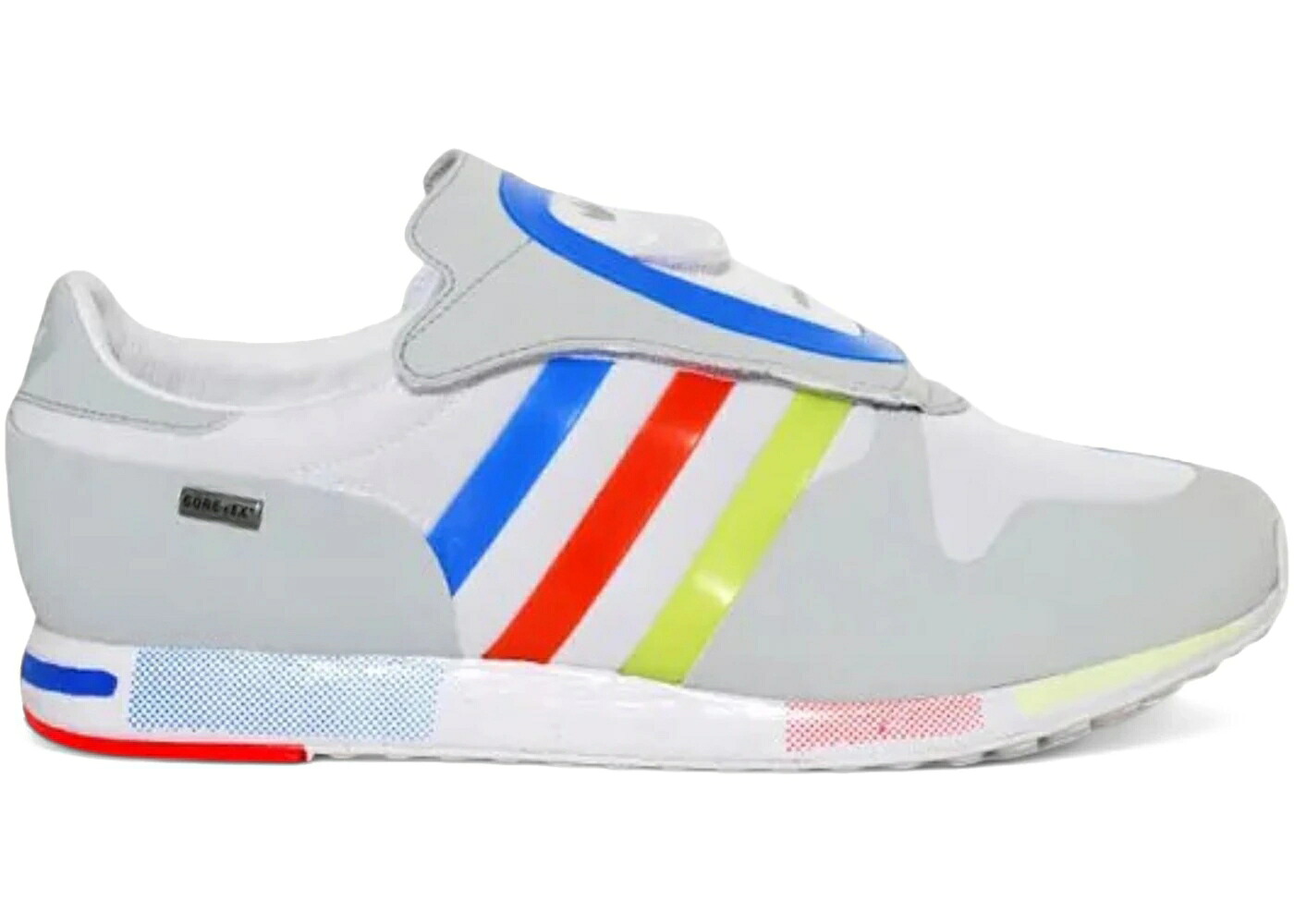 アディダス ゴアテックス 白色 ホワイト スニーカー メンズ ADIDAS MICROPACER GORE-TEX WHITE INFRARED ELECTRICITY / WHITE INFRARED ELECTRICITY｜スニケス