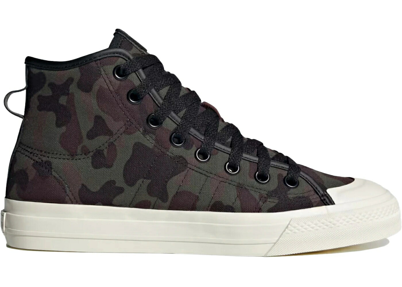 アディダス オリーブ カモ柄 コア 黒色 ブラック スニーカー メンズ ADIDAS NIZZA HI RF OLIVE STRATA CAMO / OLIVE STRATA CORE BLACK CORE
