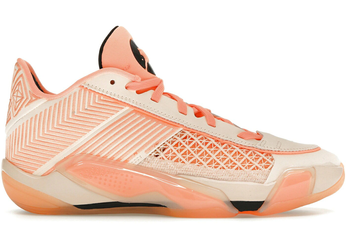 ナイキ ジョーダン クリムゾン 橙 オレンジ色 黒いこと 黒いこと MOTHER\u0027S スニーカー メンズ JORDAN 38 LOW DAY (TRANSLUCENT SOLE) / CRIMSON TINT ORANGE PULSE BLACK
