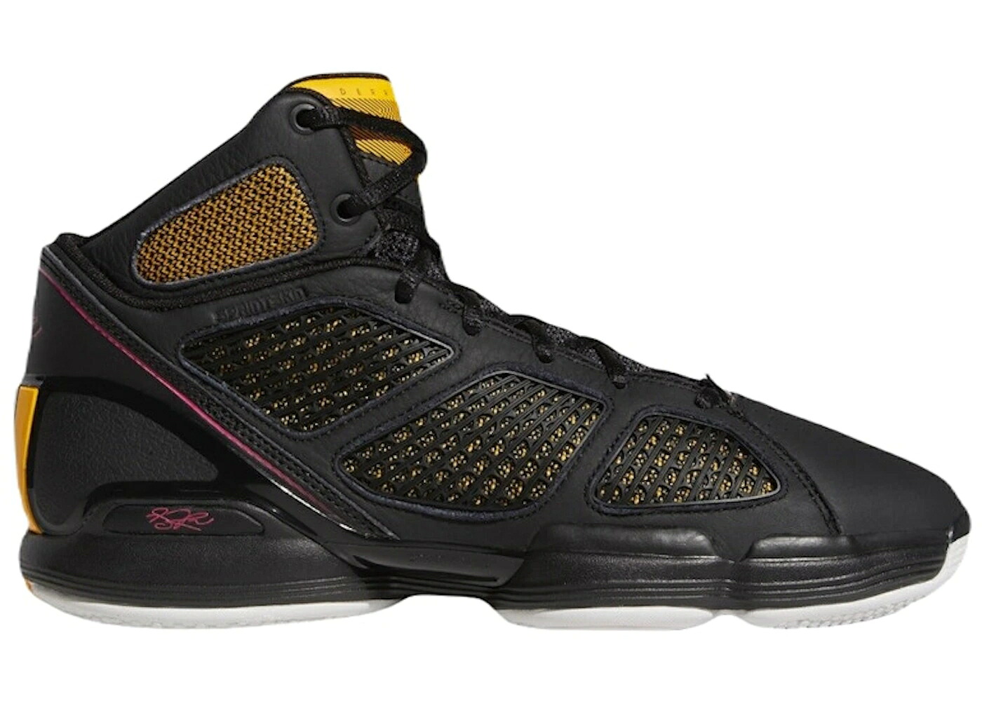 アディダス ローズ 黒色 ブラック ゴールド コア ショック 1.5 スニーカー メンズ ADIDAS D ROSE BLACK ACTIVE GOLD / CORE BLACK ACTIVE GOLD SHOCK