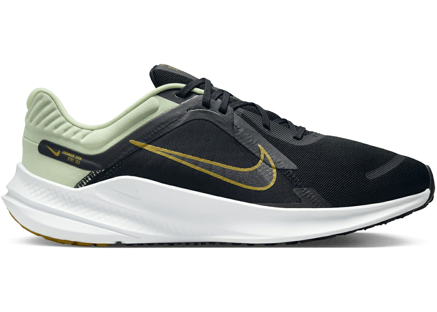 ナイキ オリーブ 佇まい 黒いこと 黒いこと 白いこと 白いこと スニーカー メンズ NIKE QUEST 5 OLIVE AURA BLACK WHITE BRONZINE / OLIVE AURA BLACK WHITE BRONZINE