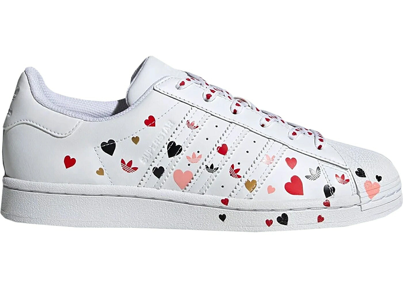 アディダス スーパースター 白色 ホワイト コア 黒色 ブラック VALENTINE'S WOMEN'S スニーカー レディース ADIDAS SUPERSTAR DAY (2020) (WOMEN'S) / CLOUD WHITE CORE BLACK GLORY