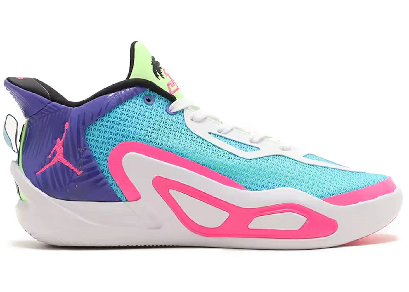 ナイキ ジョーダン 縮くれる ウェイブ サクラ色 ブラジャー同盟罷業 御坊っちゃん キッズ JORDAN TATUM 1 WAVE RUNNER (GS) / LAGOON PULSE PINK BLAST PSYCHIC もの言う花 マタニティ スニーカー