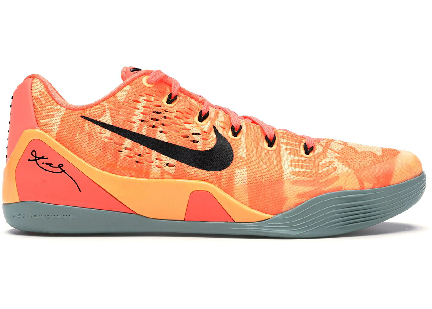ナイキ コービー クリーム スニーカー メンズ NIKE KOBE 9 EM LOW PEACH MANGO / PEACH CREAM BRIGHT MANGO CANNON|スニケス