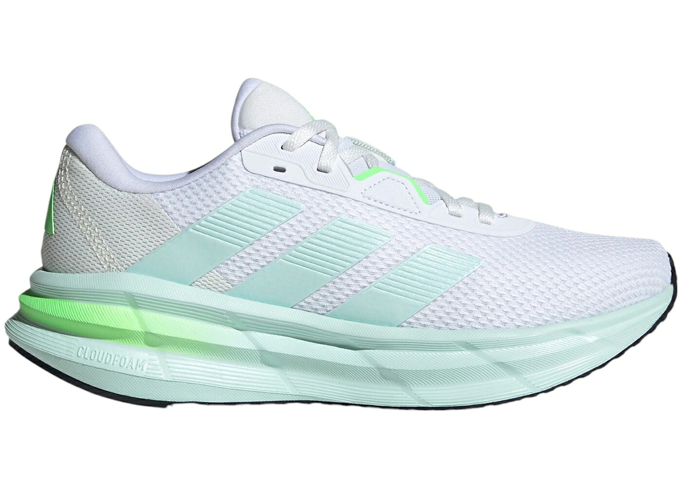 アディダス ギャラクシー 白色 ホワイト ライム バースト WOMEN'S スニーカー レディース ADIDAS GALAXY 7 CLOUD WHITE HALO MINT LIME BURST (WOMEN'S) / CLOUD WHITE HALO MINT LIME BURST