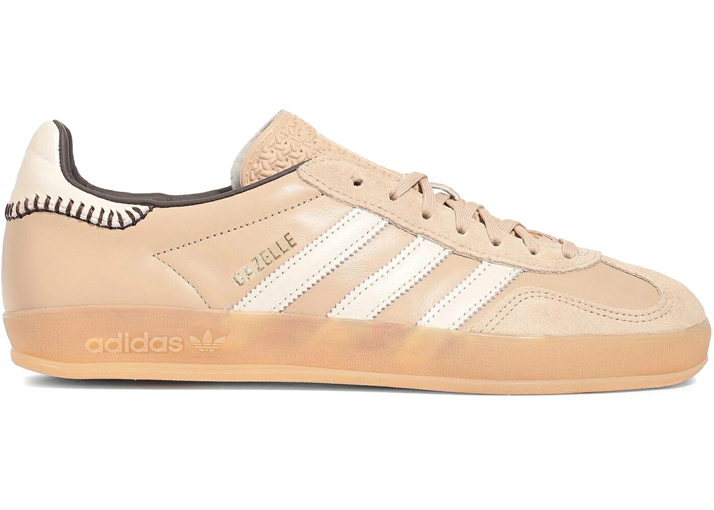 アディダス ガゼル マジック ベージュ 白色 ホワイト スニーカー メンズ ADIDAS GAZELLE INDOOR MAGIC BEIGE WONDER WHITE / MAGIC BEIGE WONDER WHITE GUM 4｜スニケス 37,440円