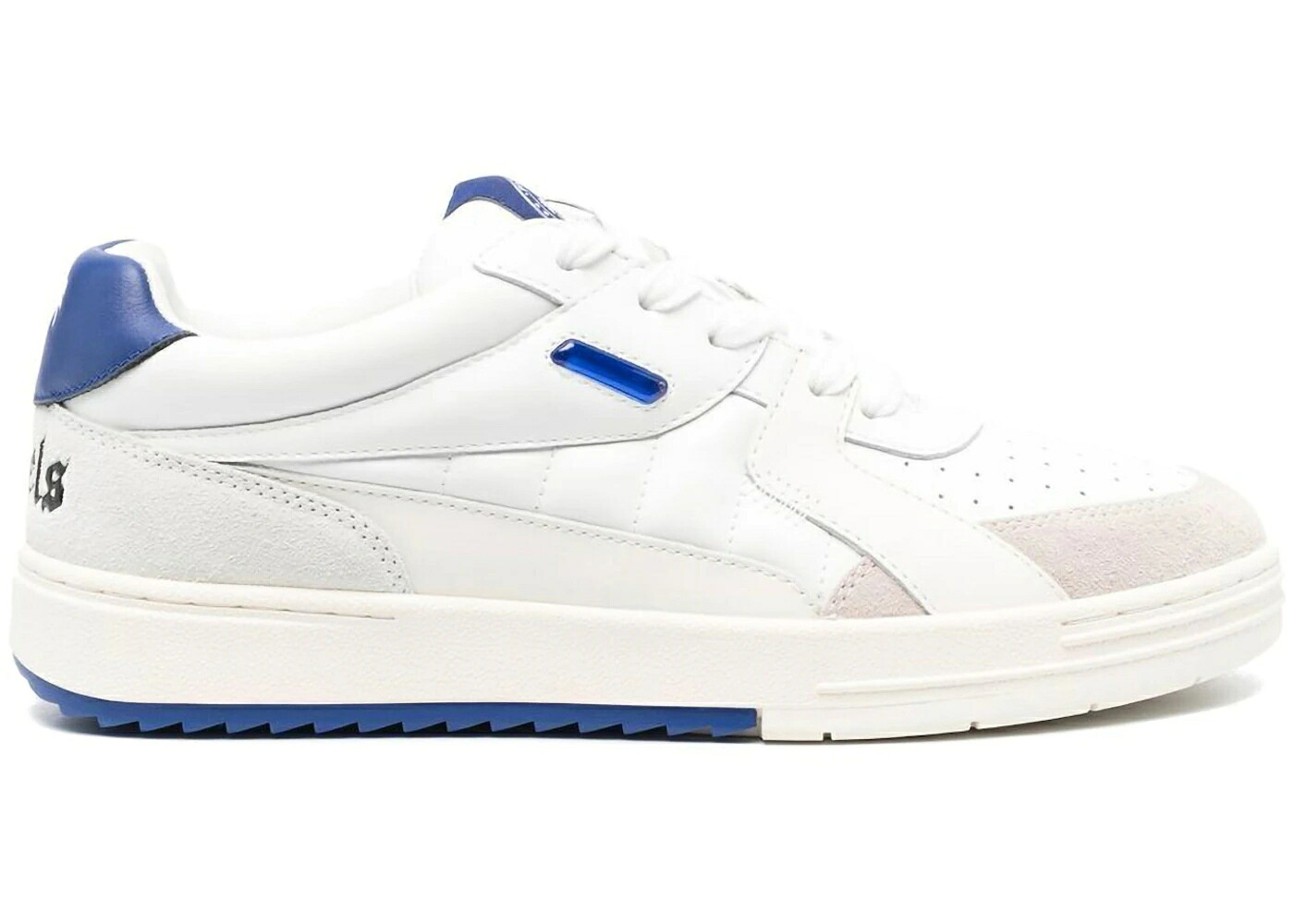 パームエンジェルス エンゼルス 靴 スニーカー 白色 ホワイト 青色 ブルー メンズ PALM ANGELS PALM ANGELS UNIVERSITY SNEAKER WHITE BLUE / WHITE BLUE｜スニケス 87,890円
