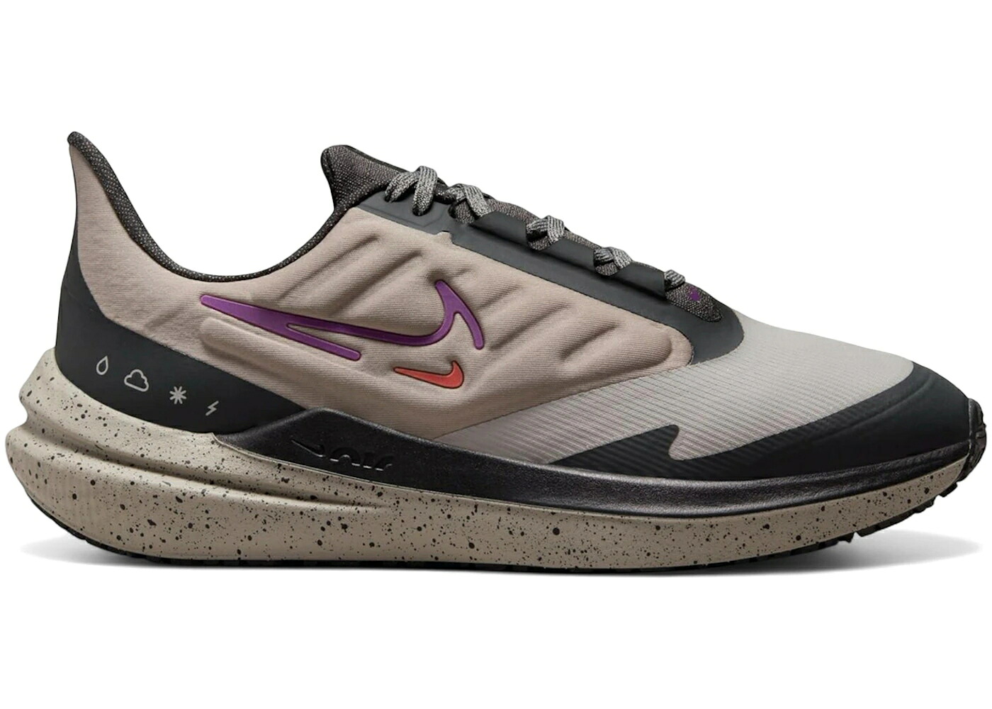 ナイキ 紫 パープル WOMEN\u0027S スニーカー レディース NIKE AIR WINFLO 9 SHIELD COBBLESTONE VIVID PURPLE (WOMEN\u0027S) / COBBLESTONE VIVID PURPLE
