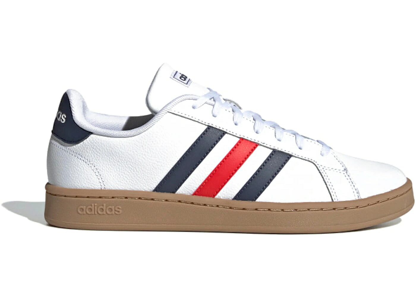 アディダス グランド コート 白色 ホワイト 青色 ブルー スニーカー メンズ ADIDAS GRAND COURT CLOUD WHITE / CLOUD WHITE TRACE BLUE ACTIVE