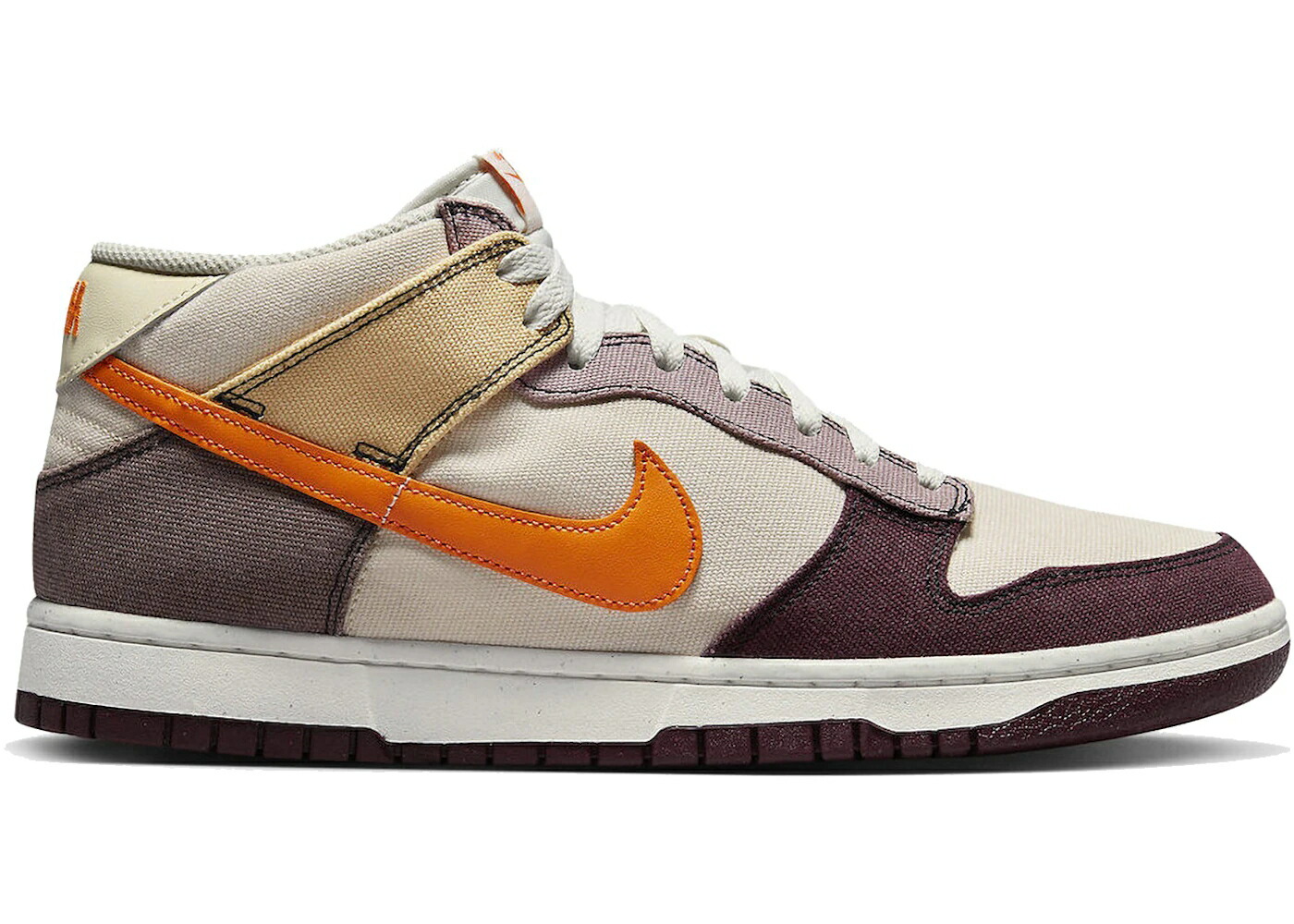ナイキ ダンク ミッド 橙 オレンジ ゴールド スニーカー メンズ NIKE DUNK MID COCONUT MILK PLUM ORANGE / COCONUT MILK CELESTIAL GOLD PLUM