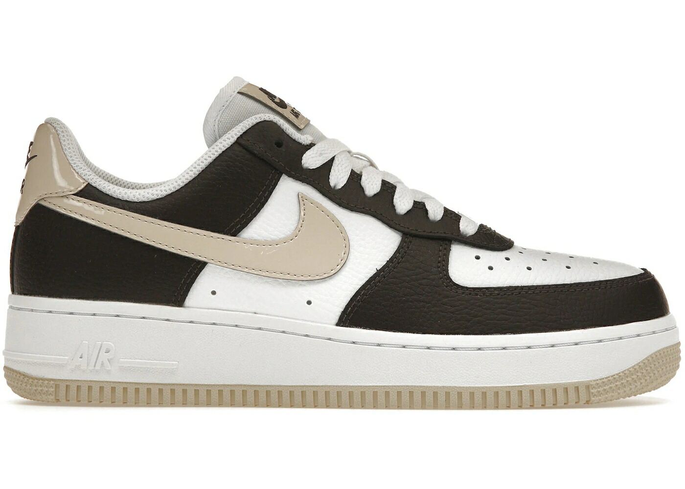 ナイキ 白いこと 白いこと 赤銅色 赤銅色 空軍 \u002707 WOMEN\u0027S スニーカー レディース NIKE AIR FORCE 1 LOW WHITE VELVET BROWN (WOMEN\u0027S) / WHITE VELVET BROWN SANDDRIFT