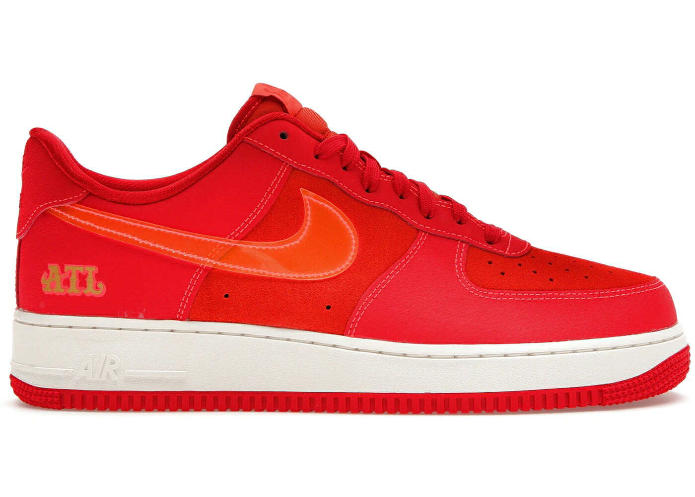 ナイキ 赤 赤いこと クリムゾン 空軍 \u002707 スニーカー メンズ NIKE AIR FORCE 1 LOW ATL / UNIVERSITY RED BRIGHT CRIMSON
