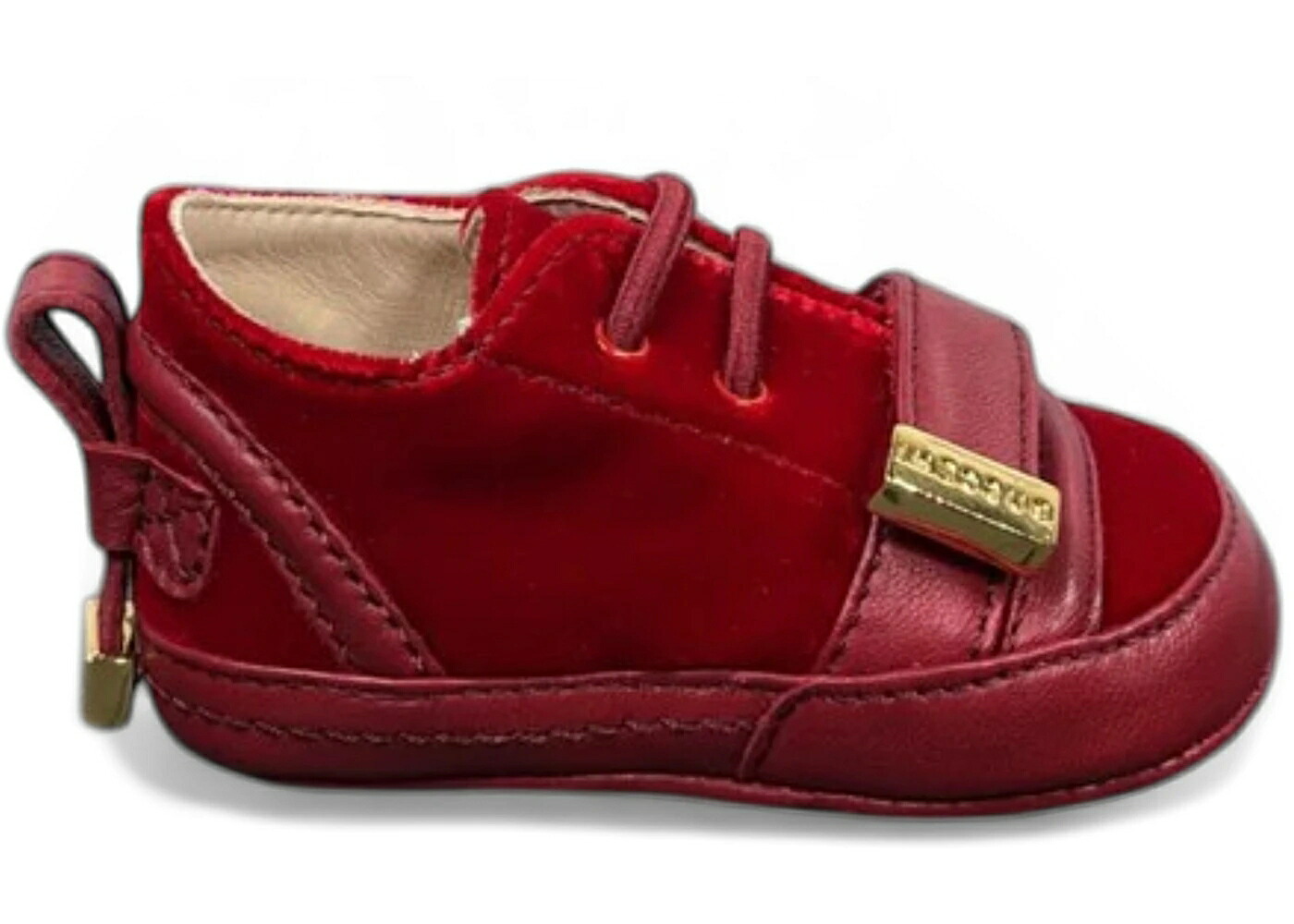 ストラップ ジュニア キッズ BUSCEMI 50MM LOW STRAP SCARLET VELVET (BABY) / ベビー マタニティ スニーカー