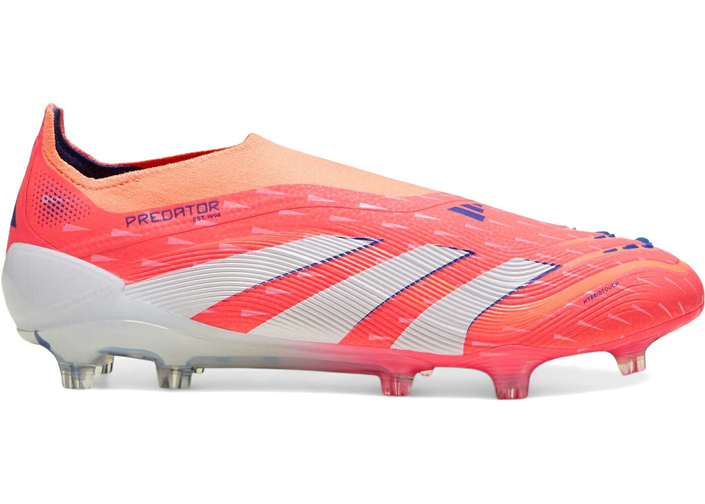 アディダス プレデター エリート 白いこと 白いこと スニーカー メンズ ADIDAS PREDATOR ELITE LACELESS FG CORAL BLAZE PACK / SIGNAL CORAL CLOUD WHITE BEAM