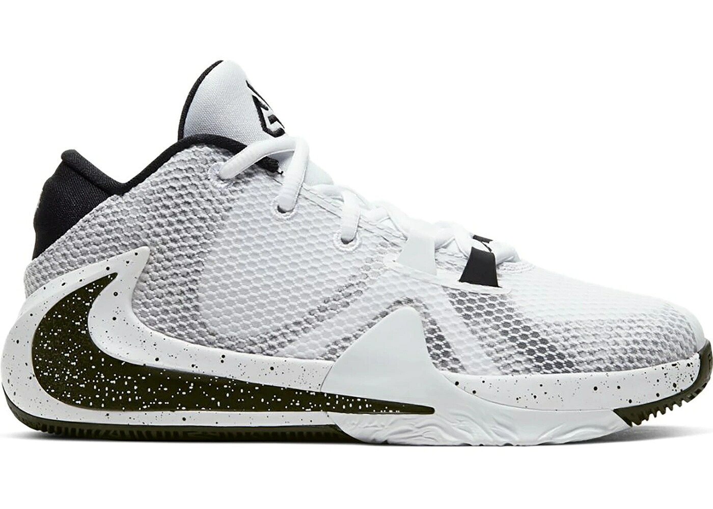 ナイキ ズーム 白色 ホワイト 黒色 ブラック ズームフリーク ジュニア キッズ NIKE ZOOM FREAK 1 WHITE BLACK (GS) / WHITE WHITE BLACK ベビー マタニティ スニーカー｜スニケス