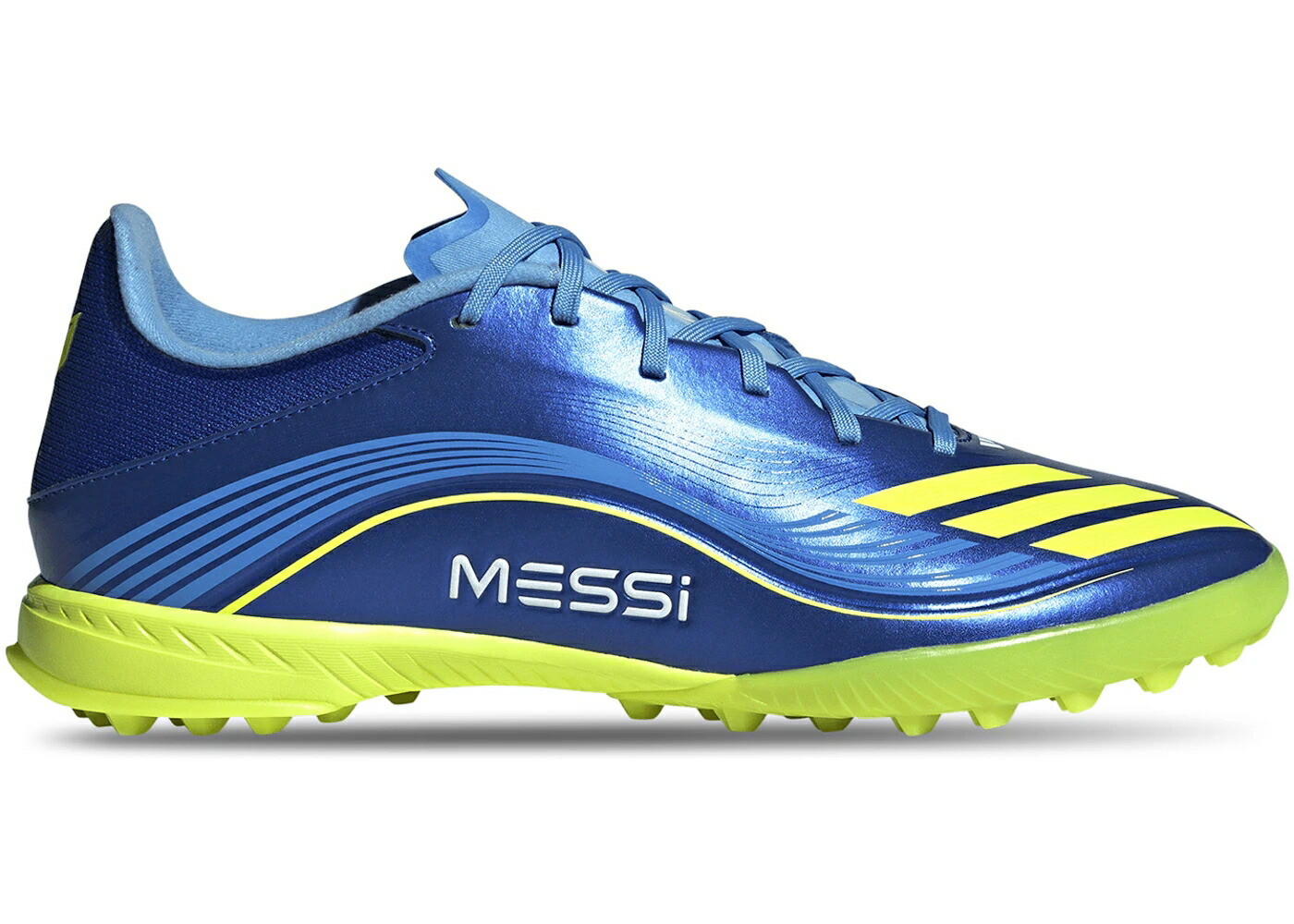 アディダス 青味 青み 黄味がかった 黄色 スニーカー メンズ ADIDAS F50 LEAGUE TF MESSI VIS10N PACK / ROYAL BLUE SOLAR YELLOW SEMI