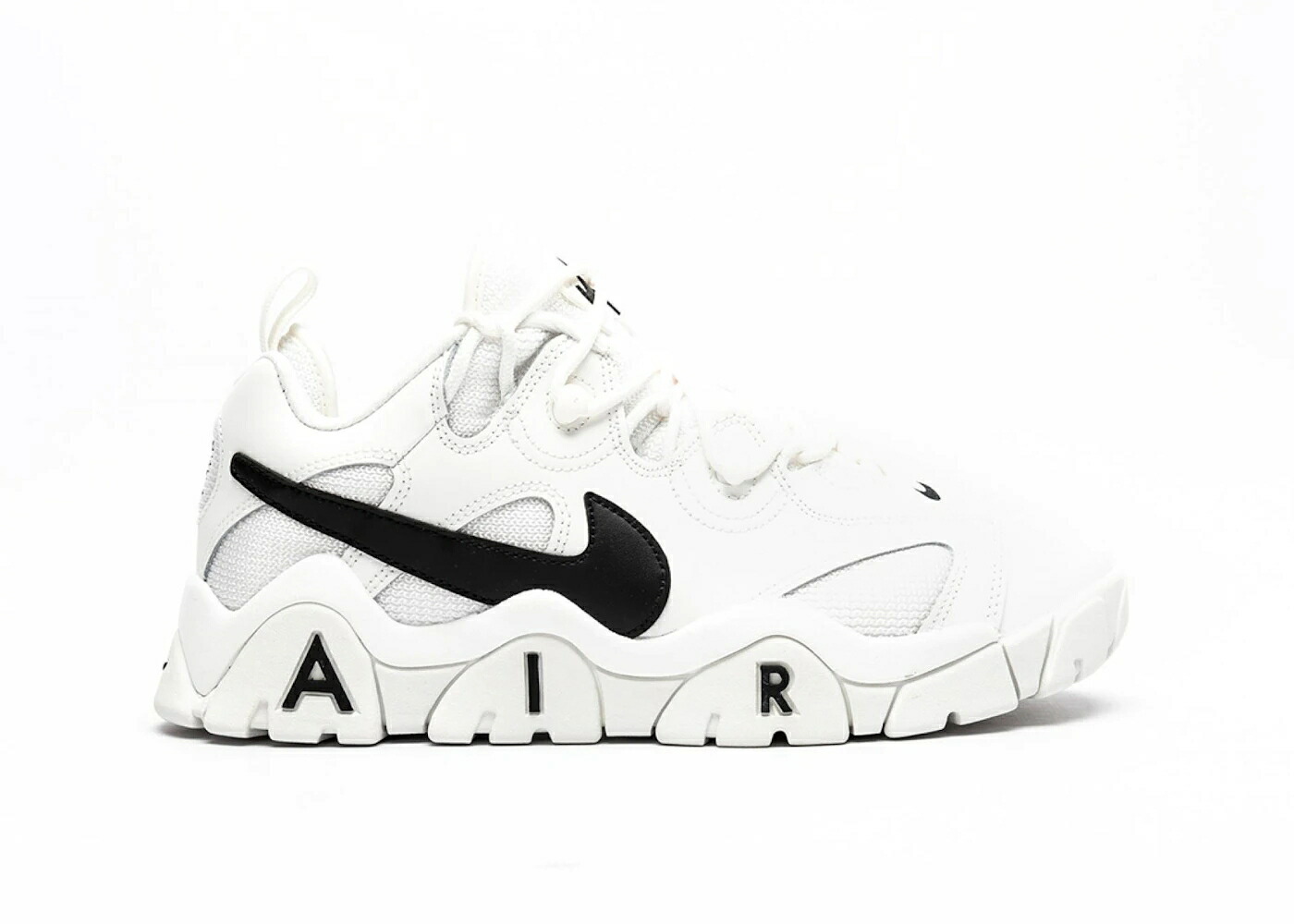 ナイキ 白色 ホワイト 黒色 ブラック エアバラージ スニーカー メンズ NIKE AIR BARRAGE LOW WHITE BLACK / SUMMIT WHITE BLACK|スニケス