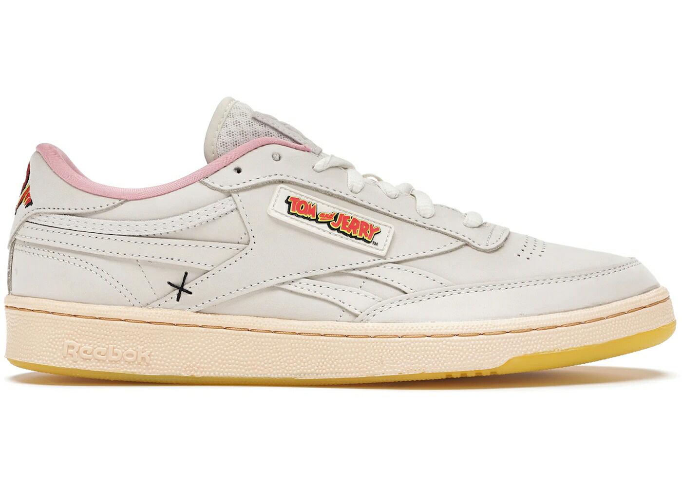 リーボック クラブ ピンク \u0026 スニーカー メンズ REEBOK CLUB C TOM JERRY / CHALK CHALK QUIET PINK