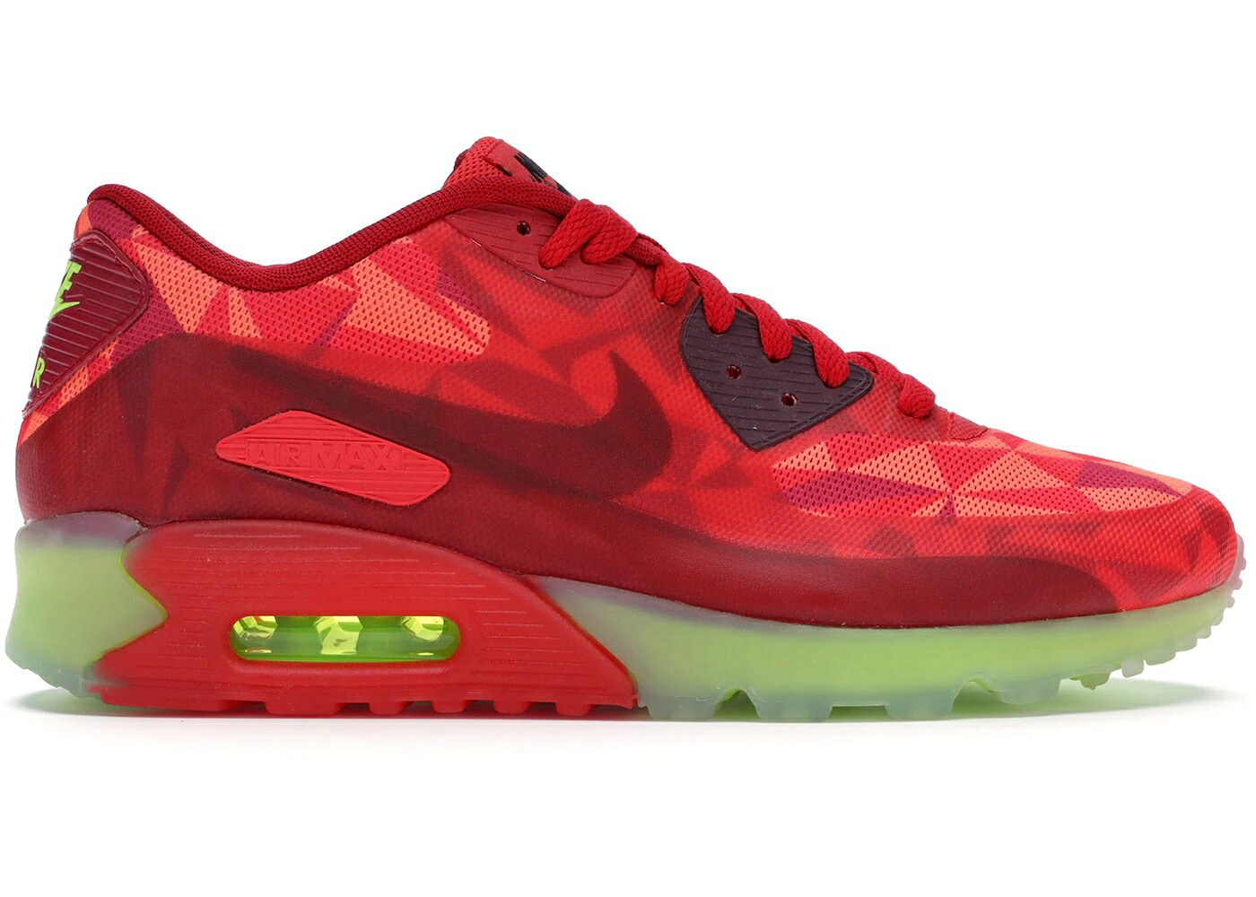 ナイキ マックス 赤 レッド エアマックス スニーカー メンズ NIKE AIR MAX 90 ICE GYM RED / GYM RED UNIVERSITY RED LIGHT|スニケス