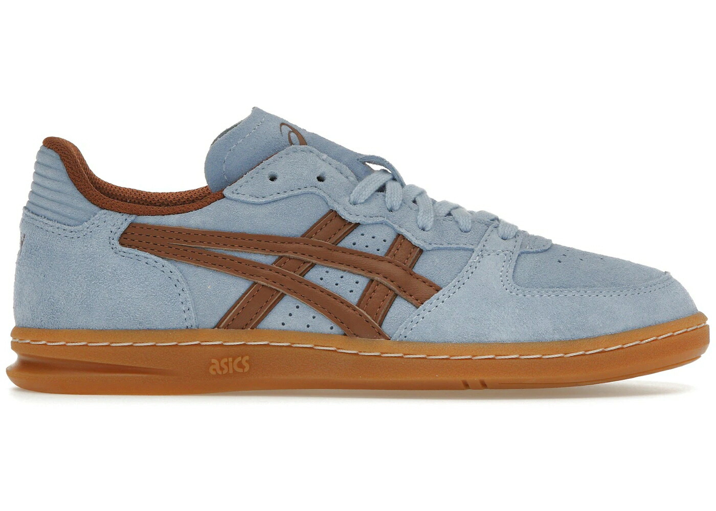 アシックス 青色 ブルー 茶色 ブラウン スニーカー メンズ ASICS SKYHAND OG HAY BLUE / BLUE BROWN GUM