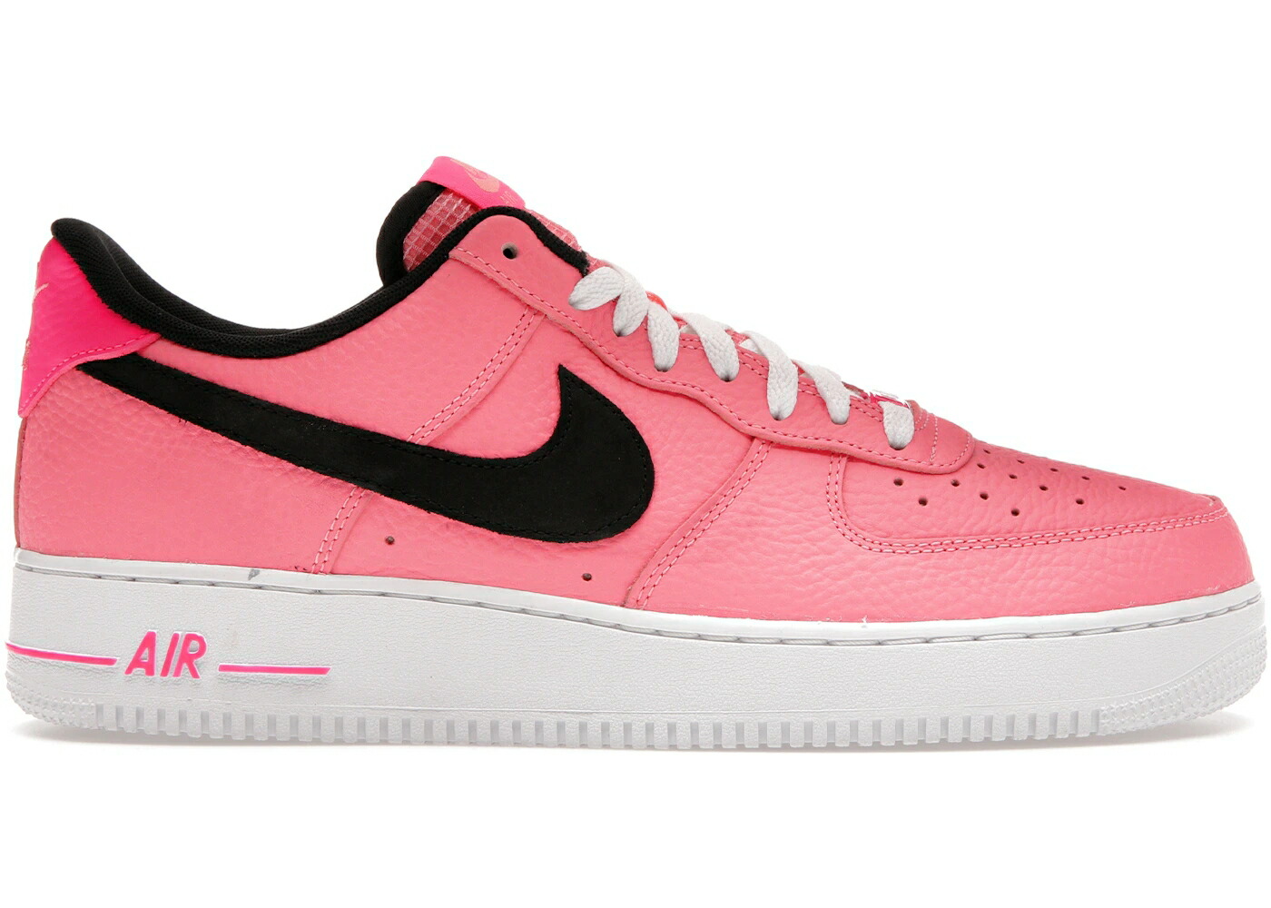 ナイキ ピンク 黒色 ブラック 白色 ホワイト エアフォース 07 スニーカー メンズ NIKE AIR FORCE 1 LOW PINK GAZE / PINK GAZE BLACK WHITE HYPER PINK