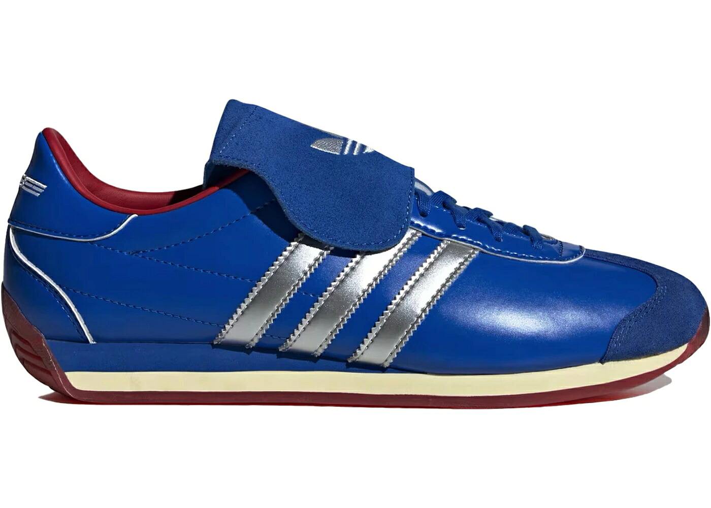 アディダス カントリー 青色 ブルー 銀色 シルバー 白色 ホワイト スニーカー メンズ ADIDAS COUNTRY OG YESEYESEE BLUE MATTE SILVER / BLUE MATTE SILVER CLOUD WHITE