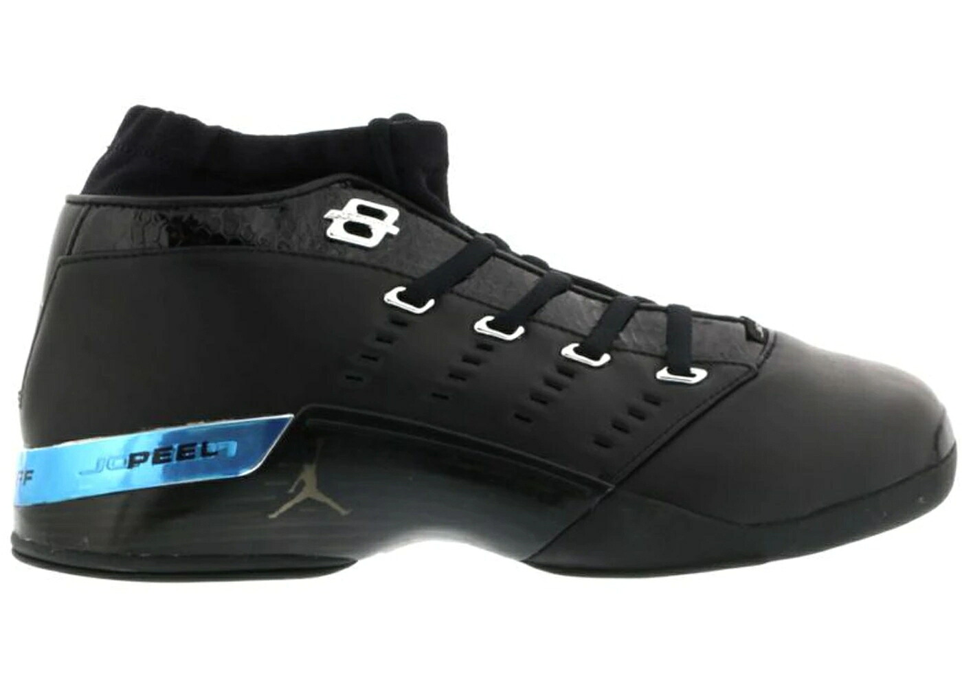 ナイキ ジョーダン 黒色 ブラック スニーカー メンズ JORDAN 17 OG LOW BLACK CHROME / BLACK CHROME｜スニケス