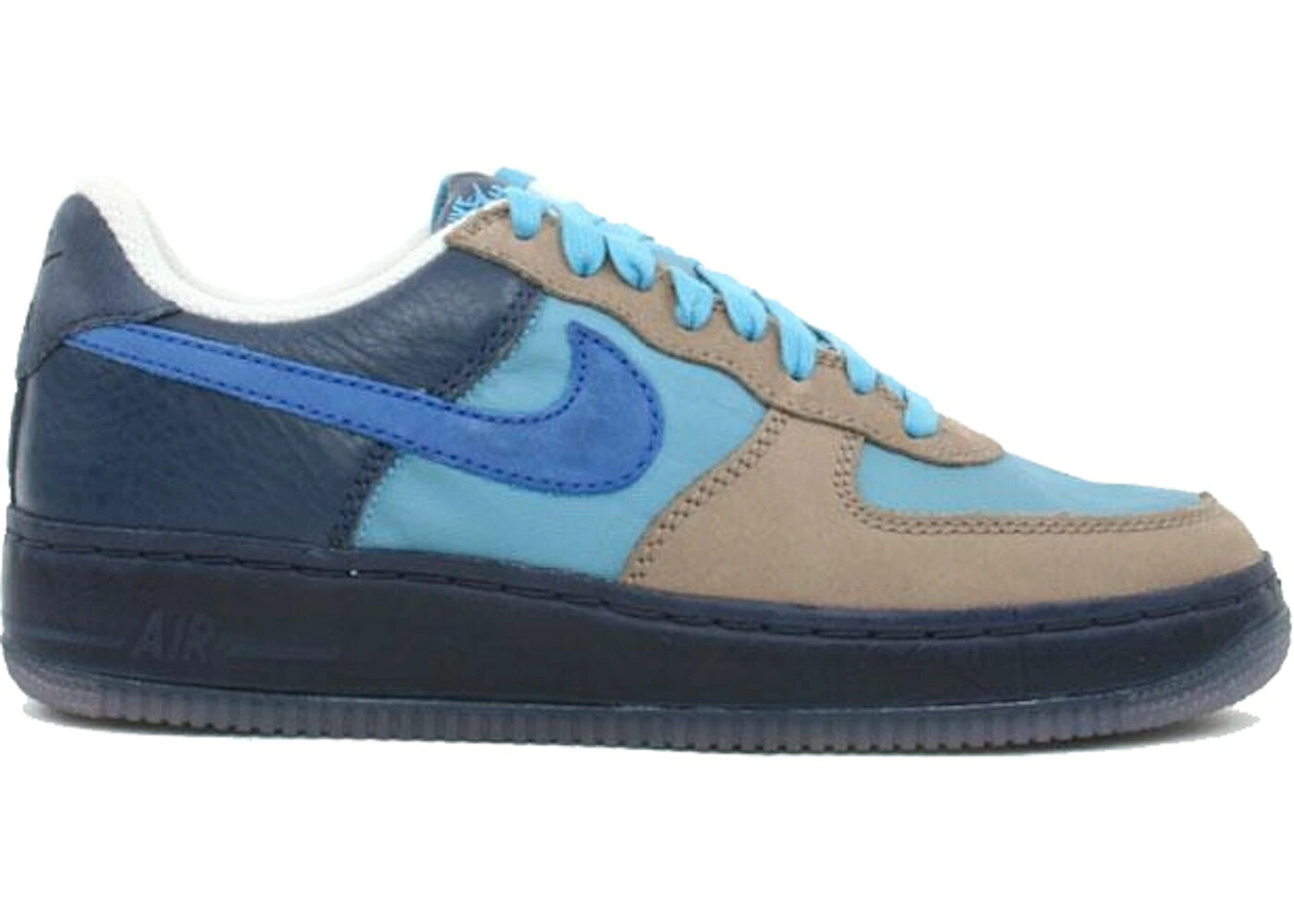 ナイキ プレミアム 青色 ブルー エアフォース スニーカー メンズ NIKE AIR FORCE 1 LOW IO PREMIUM STASH / HARBOR BLUE SPORT ROYAL SOFT｜スニケス