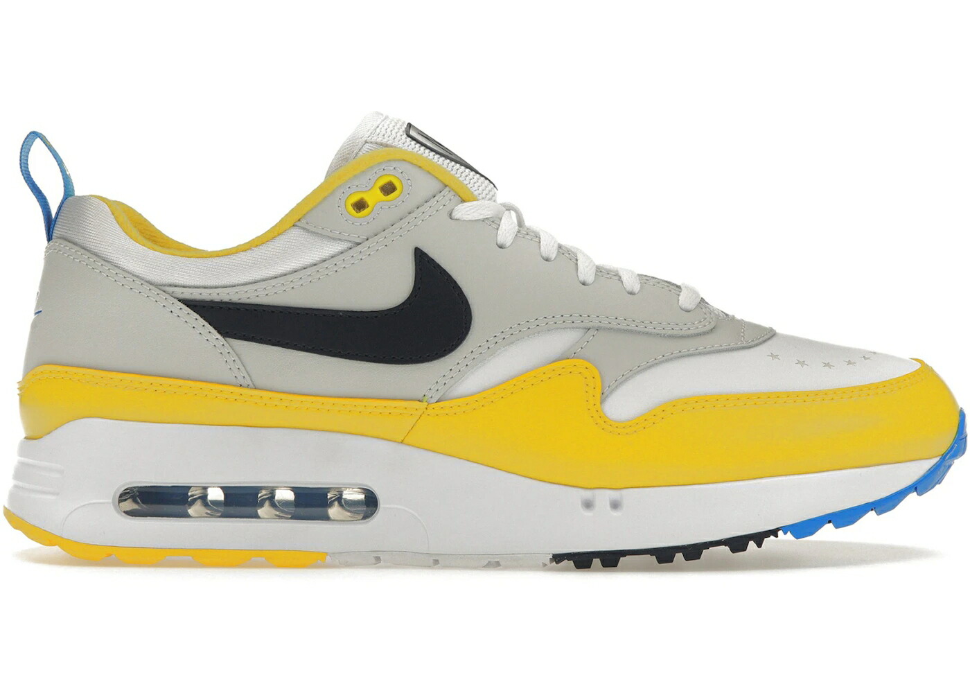 ナイキ マックス ゴルフ 白色 ホワイト 黄色 イエロー エアマックス '86 スニーカー メンズ NIKE AIR MAX 1 OG GOLF NRG RYDER/SOLHEIM CUP EU (2023) / WHITE OBSIDIAN TOUR YELLOW PHOTO