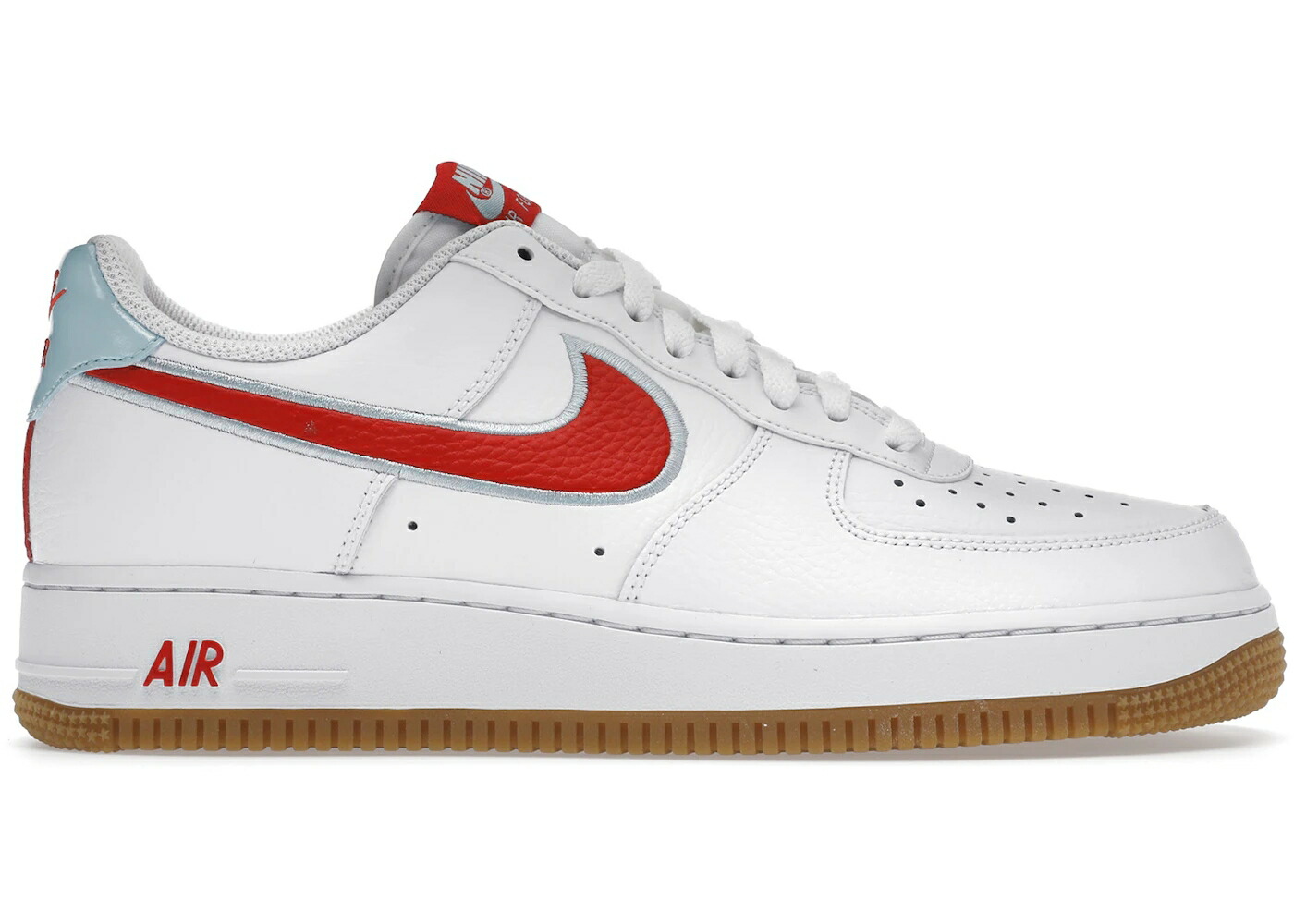 ナイキ 白いこと 白いこと 赤 赤いこと 空軍 スニーカー メンズ NIKE AIR FORCE 1 LOW WHITE CHILE RED GLACIER ICE / WHITE CHILE RED GLACIER ICE