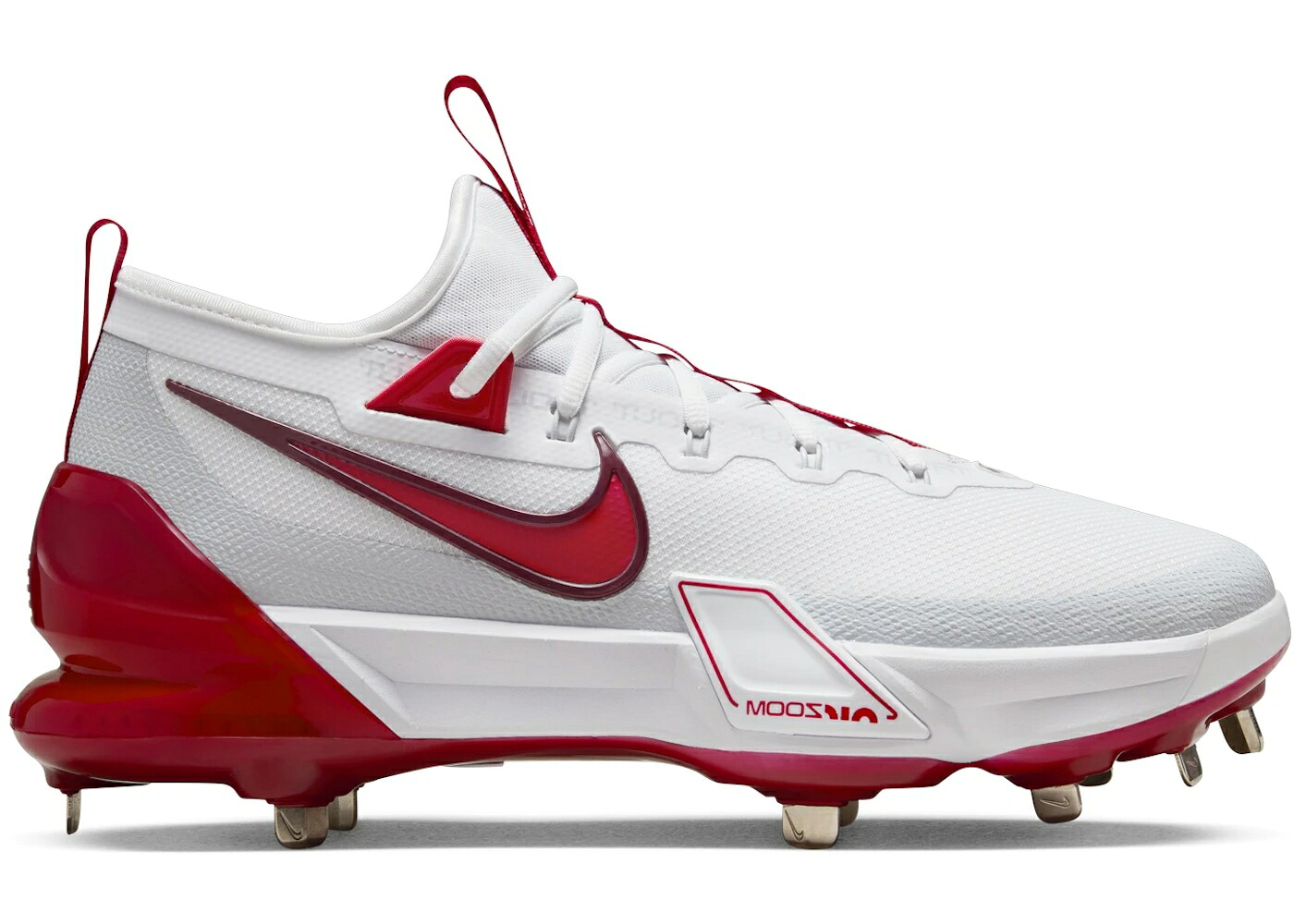 ナイキ ズーム エリート 白色 ホワイト ピュア プラチナム チーム 赤 レッド スニーカー メンズ NIKE FORCE ZOOM TROUT 9 ELITE WHITE PURE PLATINUM TEAM RED UNIVERSITY / WHITE PURE PLATINUM TEAM RED|スニケス