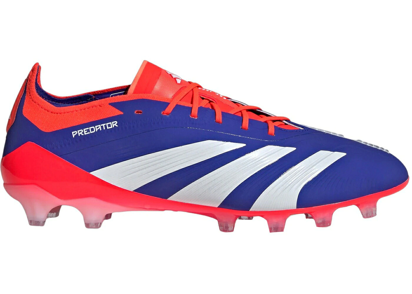 アディダス プレデター エリート 青色 ブルー 白色 ホワイト 赤 レッド スニーカー メンズ ADIDAS PREDATOR ELITE AG LUCID BLUE CLOUD WHITE SOLAR RED / LUCID BLUE CLOUD WHITE SOLAR RED