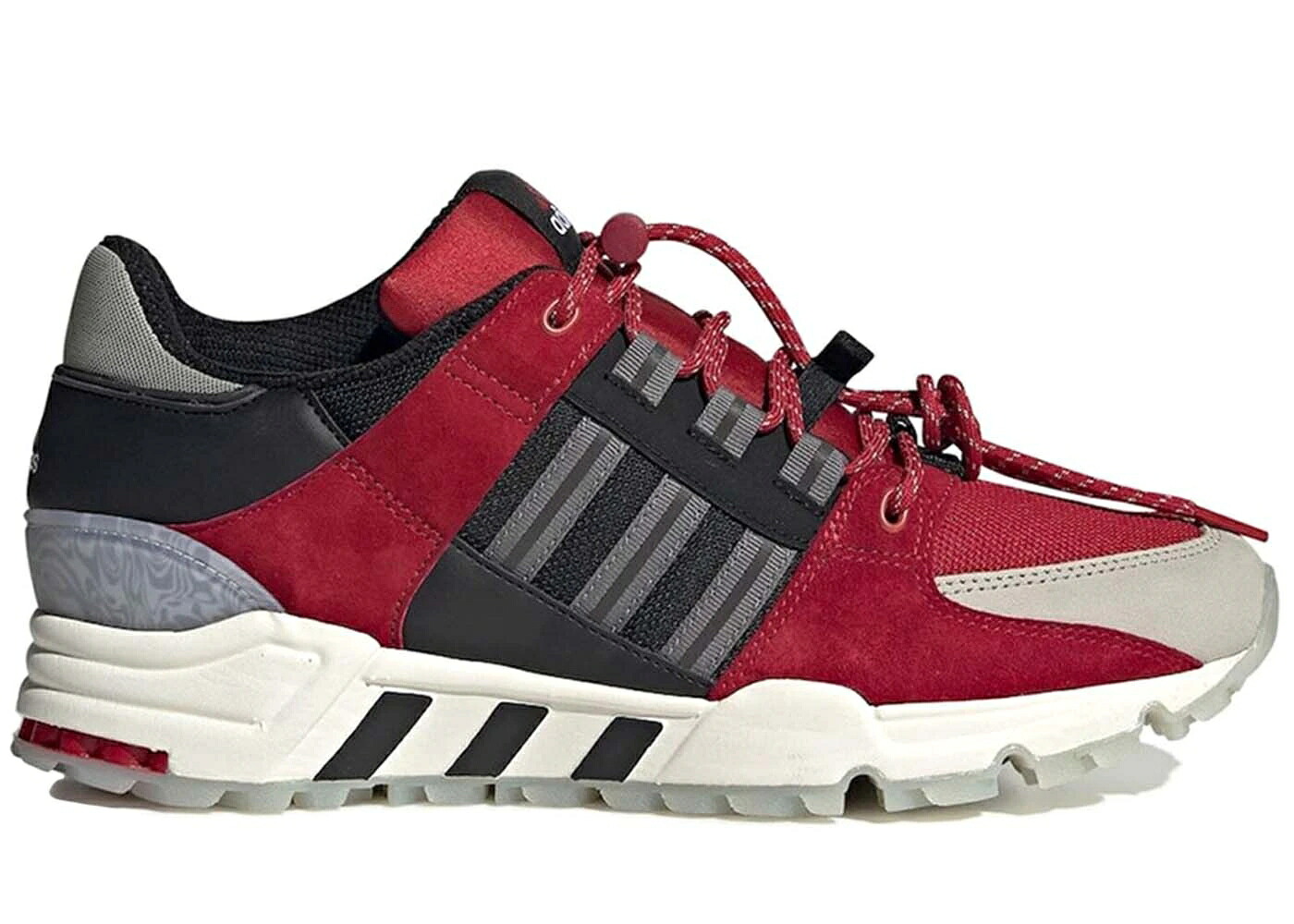 アディダス 正規陸軍 枢機卿 黒いこと 黒いこと 薄墨色 薄墨色 スニーカー メンズ ADIDAS EQT SUPPORT 93 VICTORINOX SWISS ARMY KNIFE / CARDINAL BLACK GREY